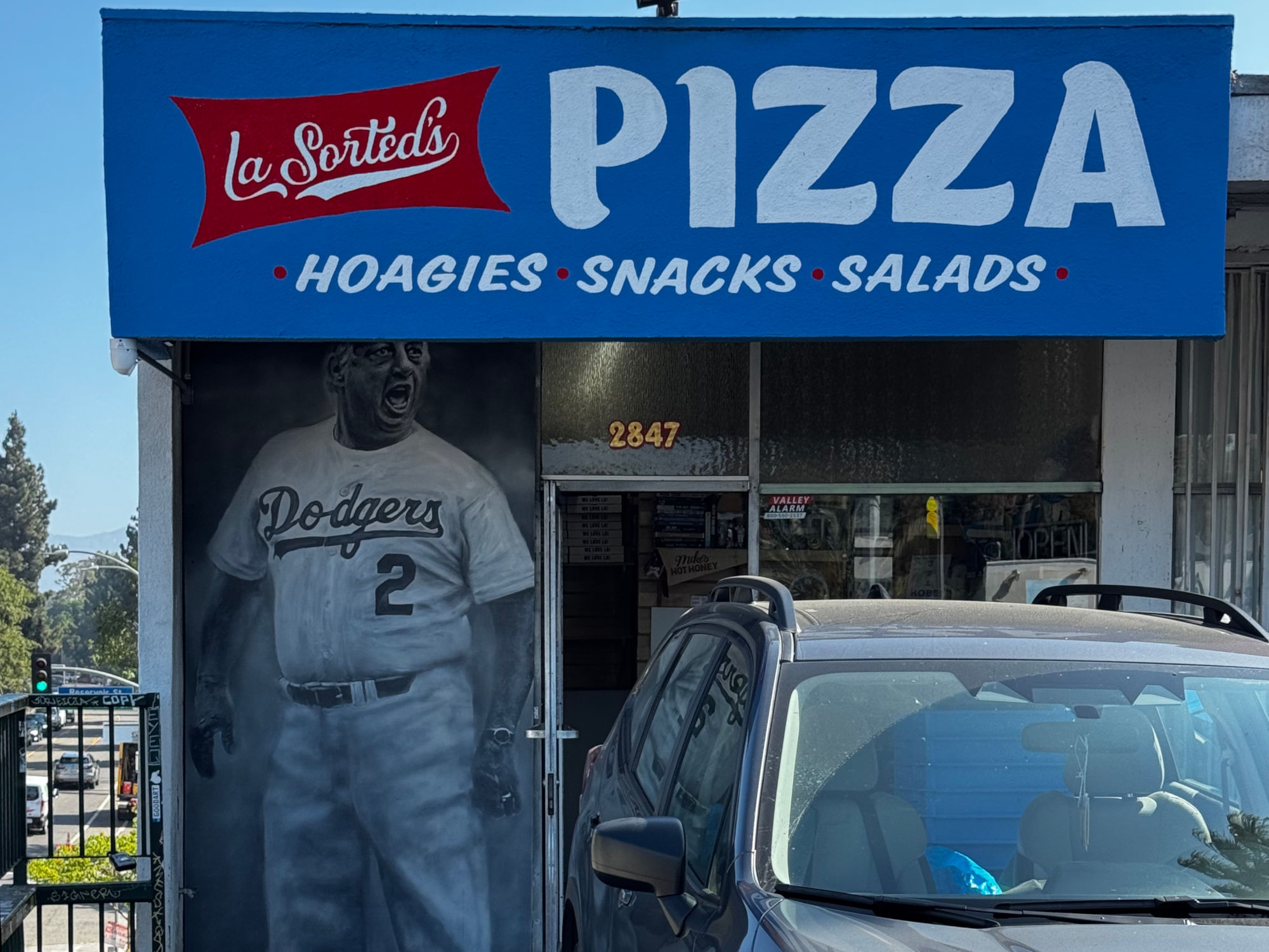 Lasorted's Pizza Dodger Mural Lasorted's Pizza