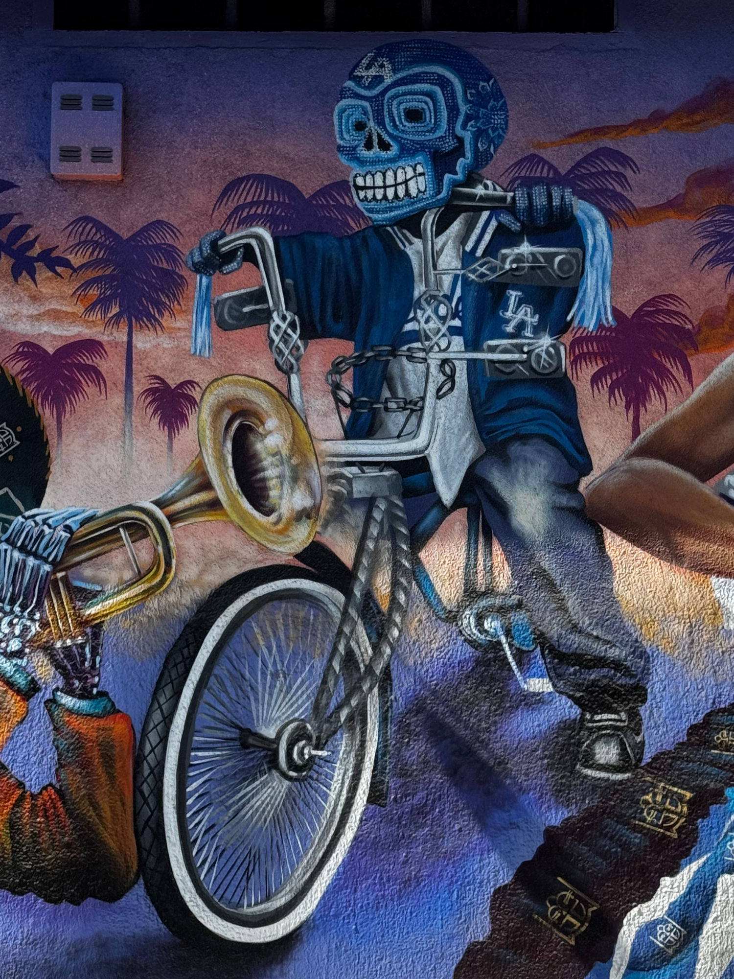Lowrider Bike Dodger Mural Lowrider Bike