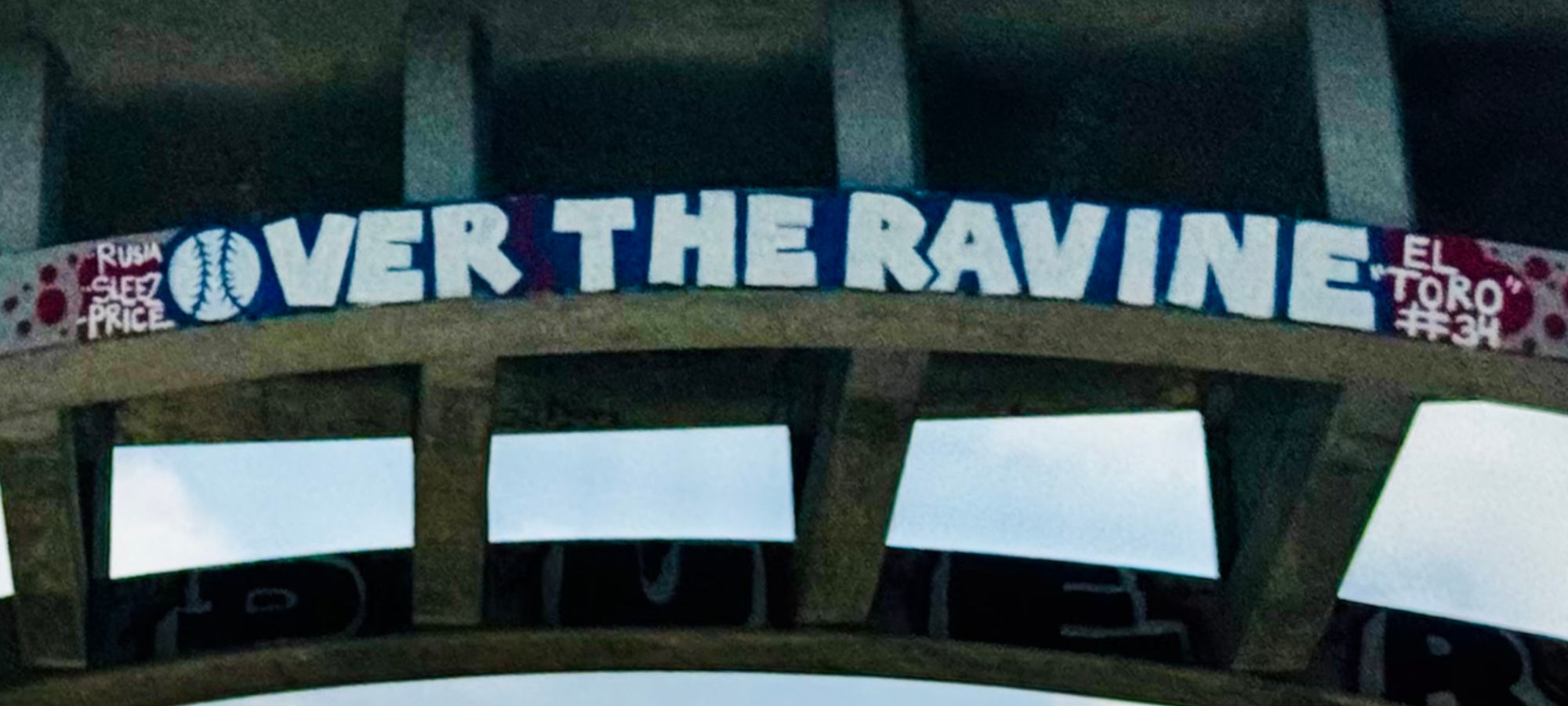 Dodger Mural Over the Ravine