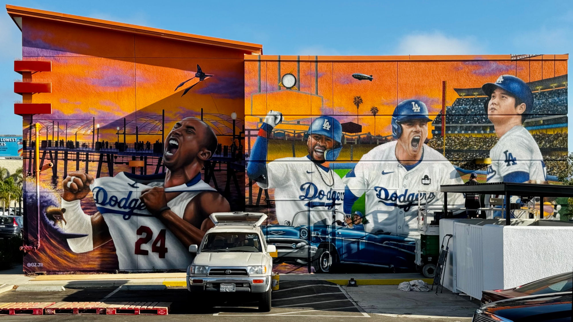 Redondo Beach Dodger Mural Redondo Beach