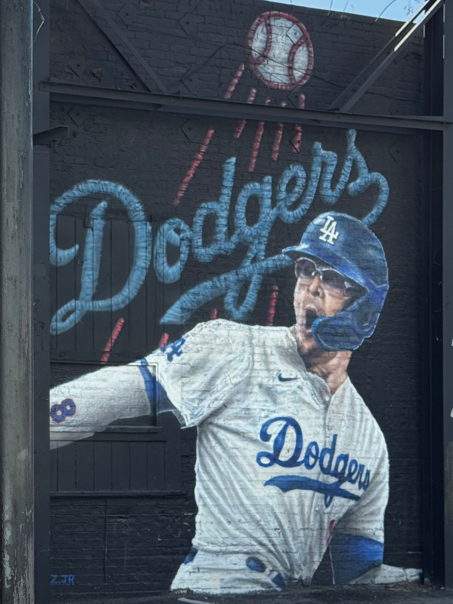 Silver Lake Kike Hernandez Dodger Mural Silver Lake Kike Hernandez