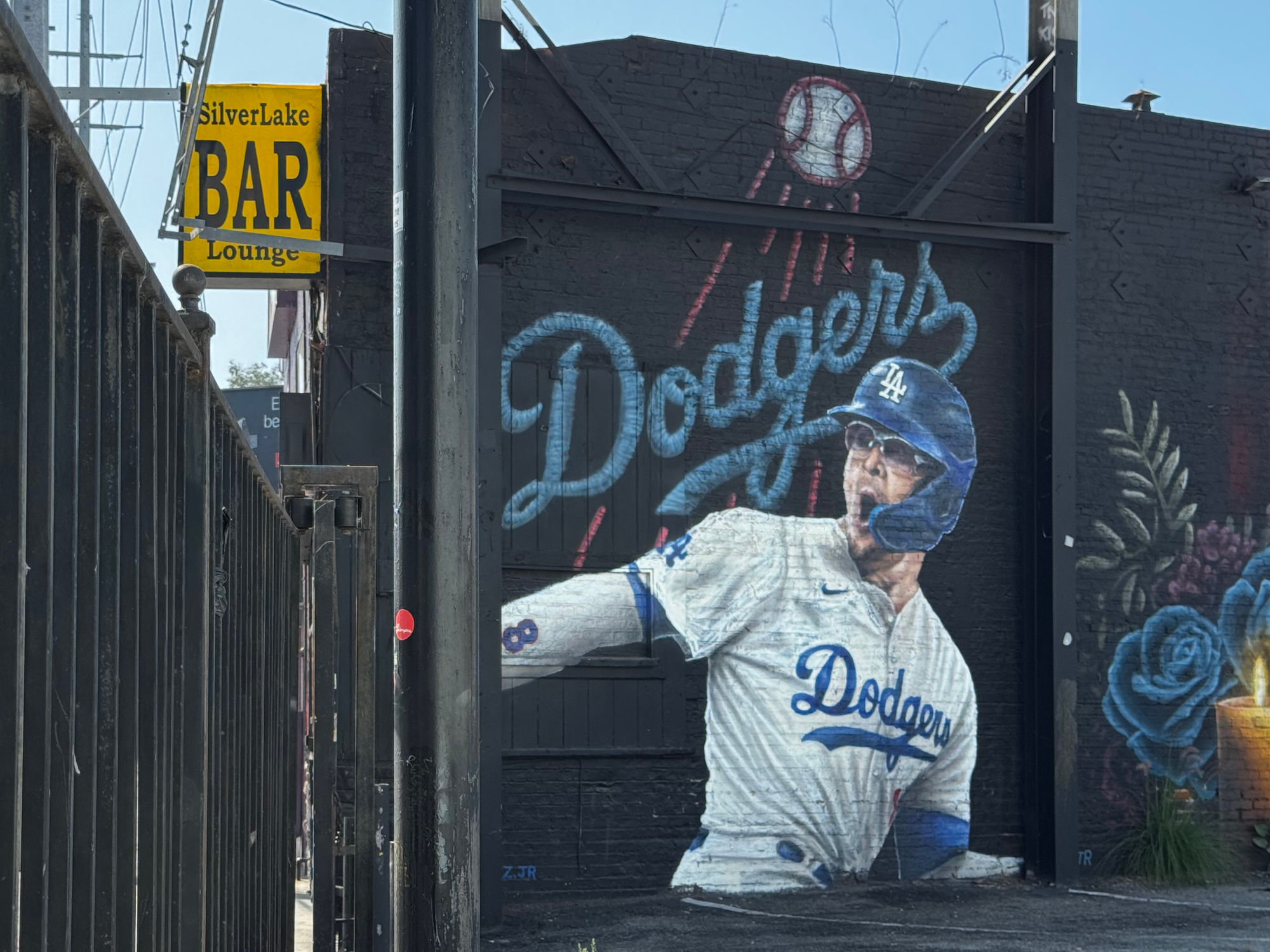 Silverlake Kike Hernandez Dodger Mural Silverlake Kike Hernandez