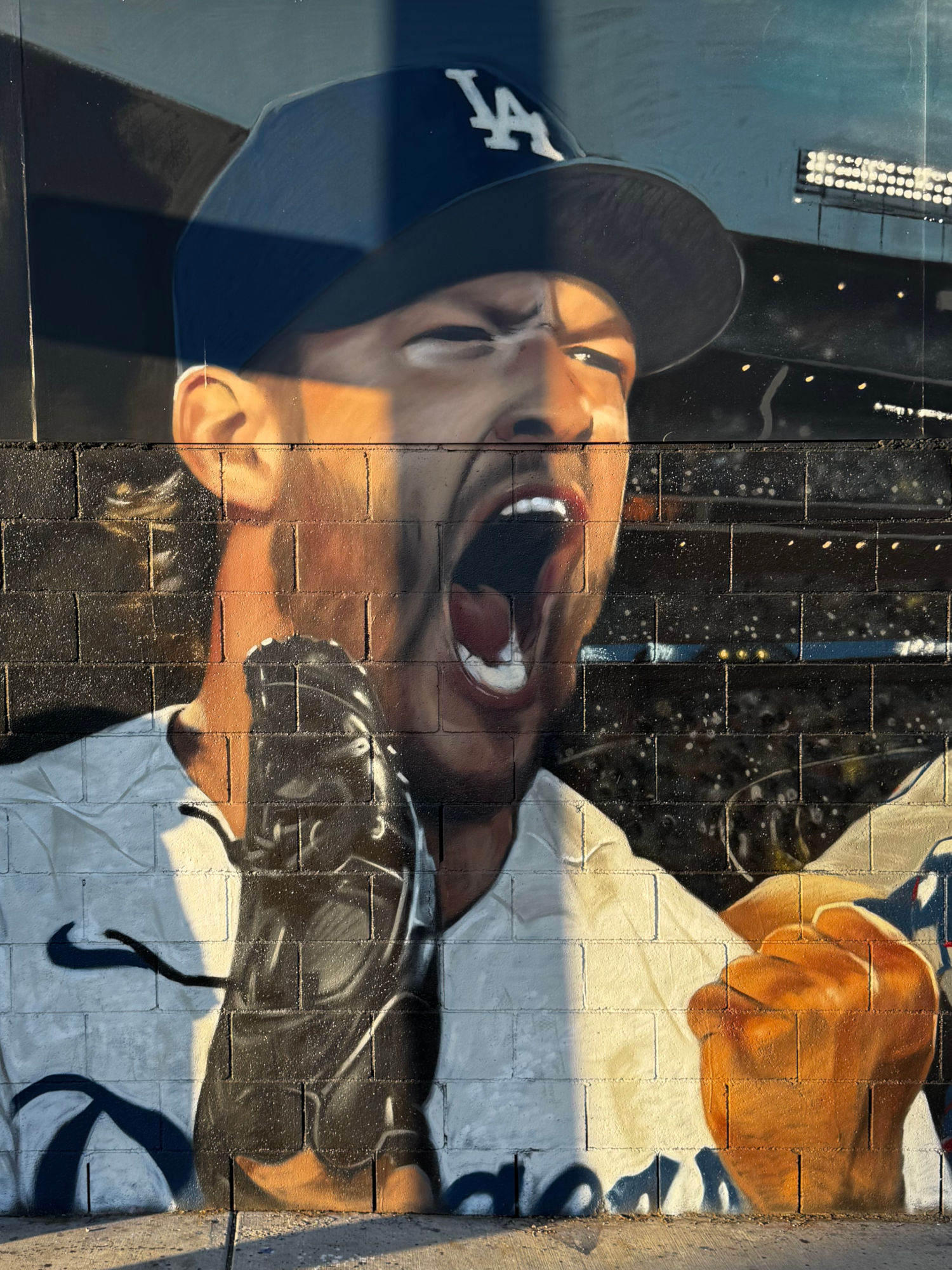South Central Clayton Kershaw Dodger Mural South Central Clayton Kershaw
