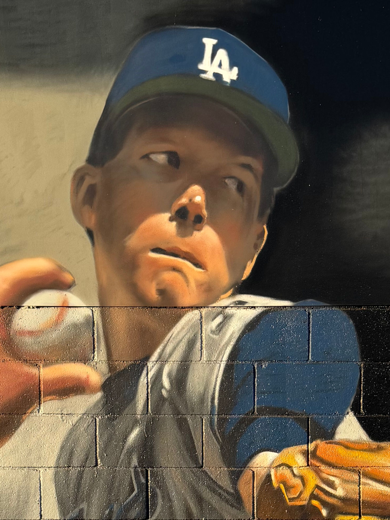 South Central Orel Hershiser Dodger Mural South Central Orel Hershiser