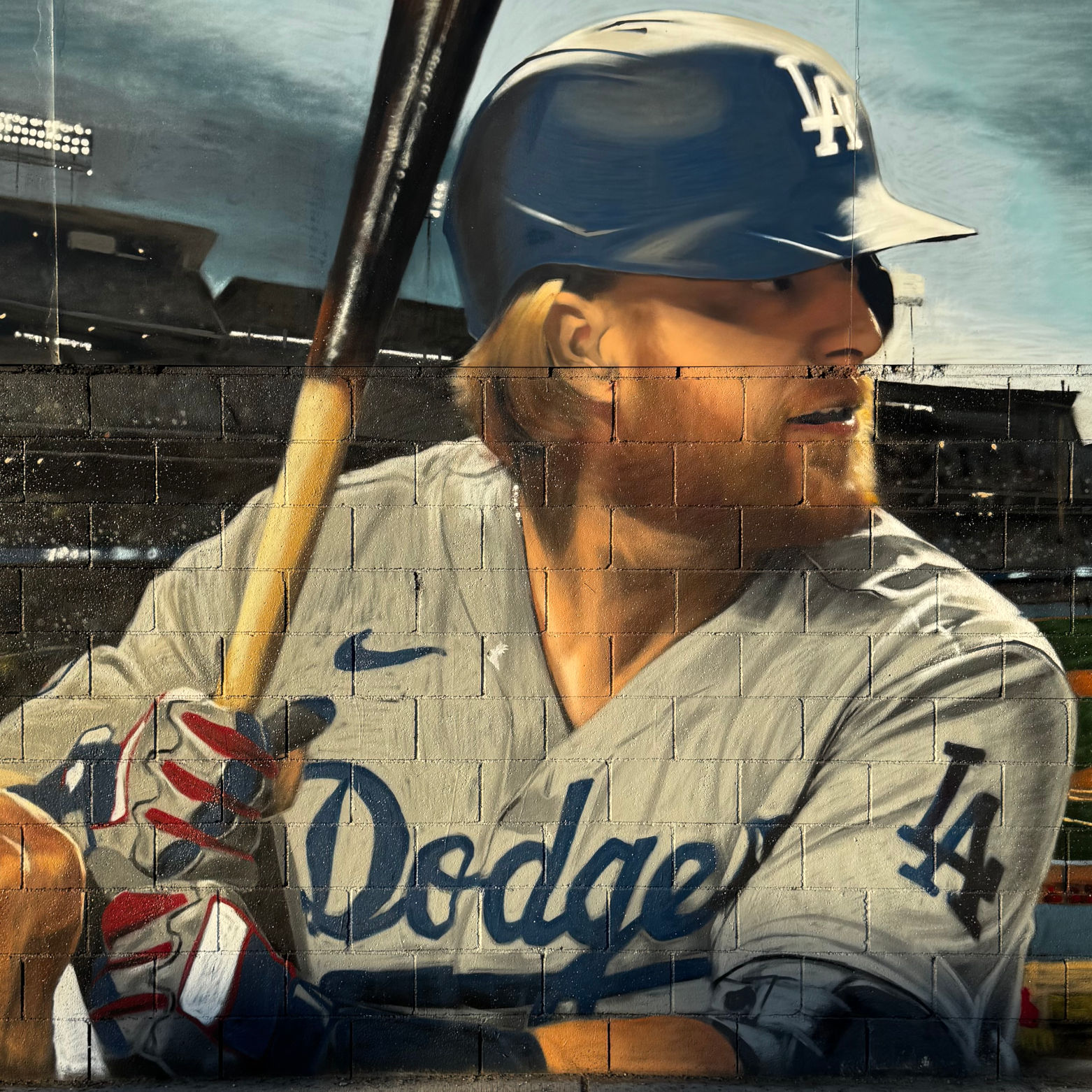 South Central Justin Turner Dodger Mural South Central Justin Turner