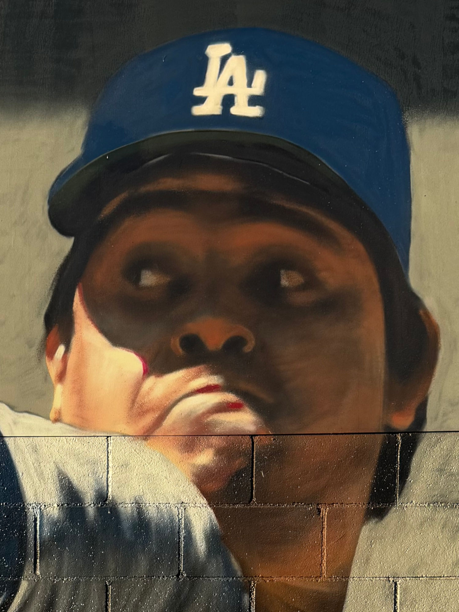 South Central Fernando Valenzuela Dodger Mural South Central Fernando Valenzuela