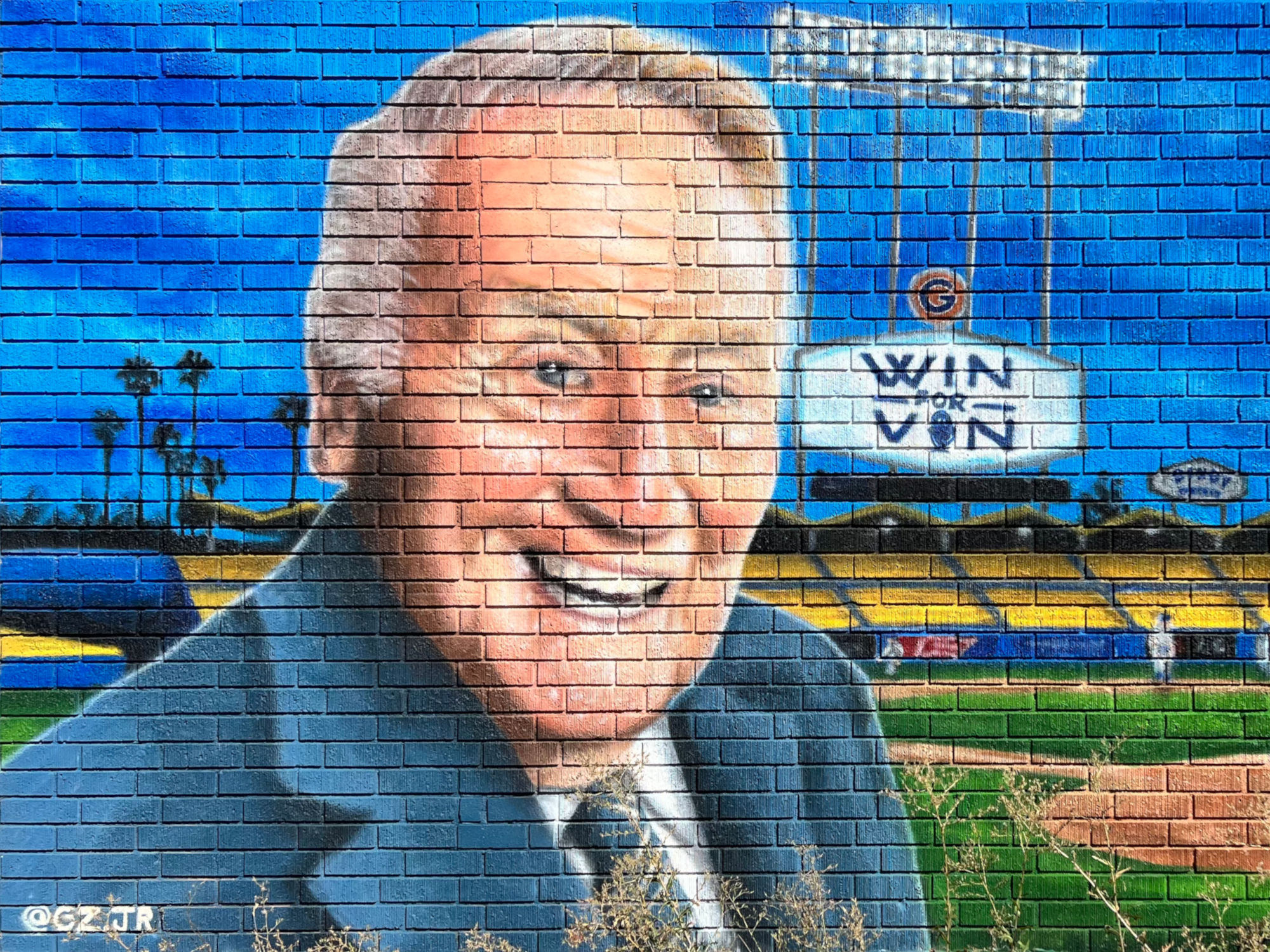 Dodger Mural Vin Scully