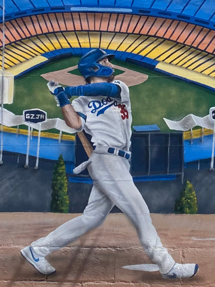 Dodger Mural West LA Cody Bellinger