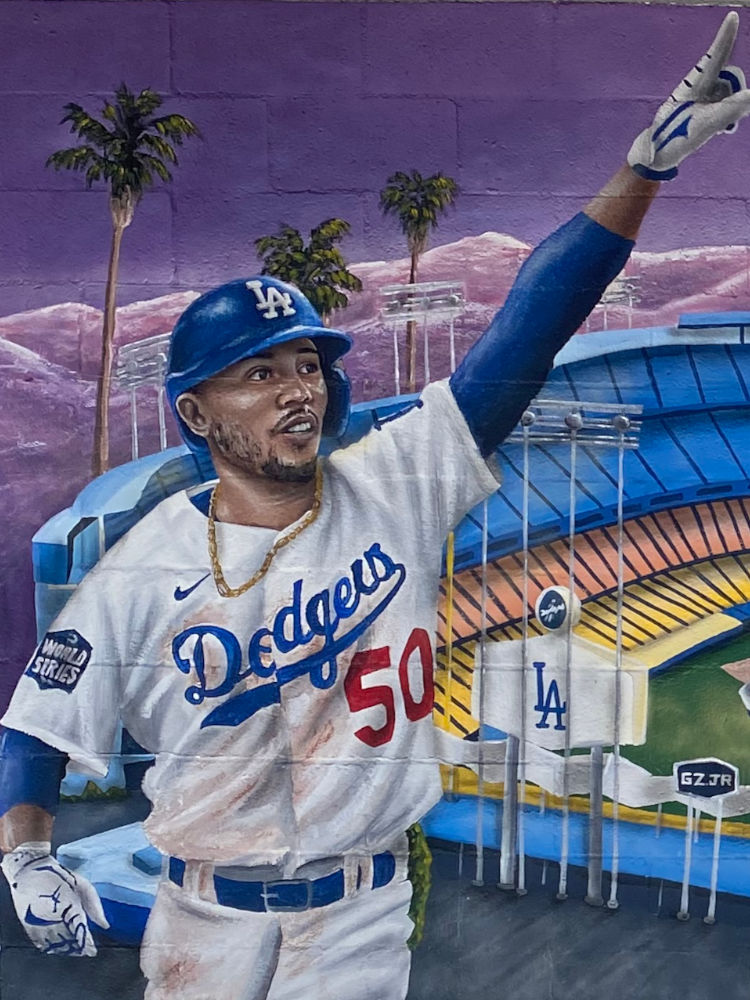 Dodger Mural West LA Mookie Betts