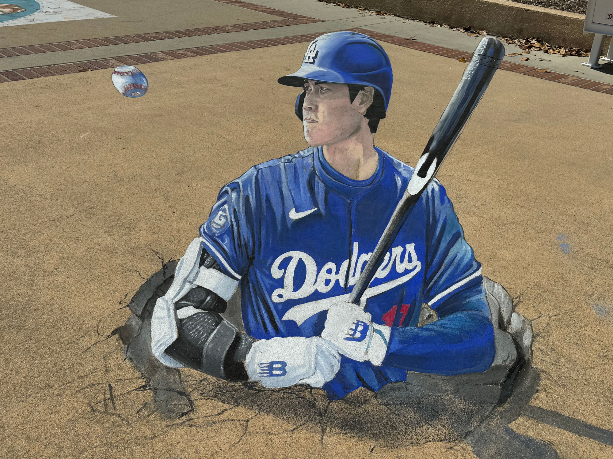Dodger Mural Simi Valley Chalkfest