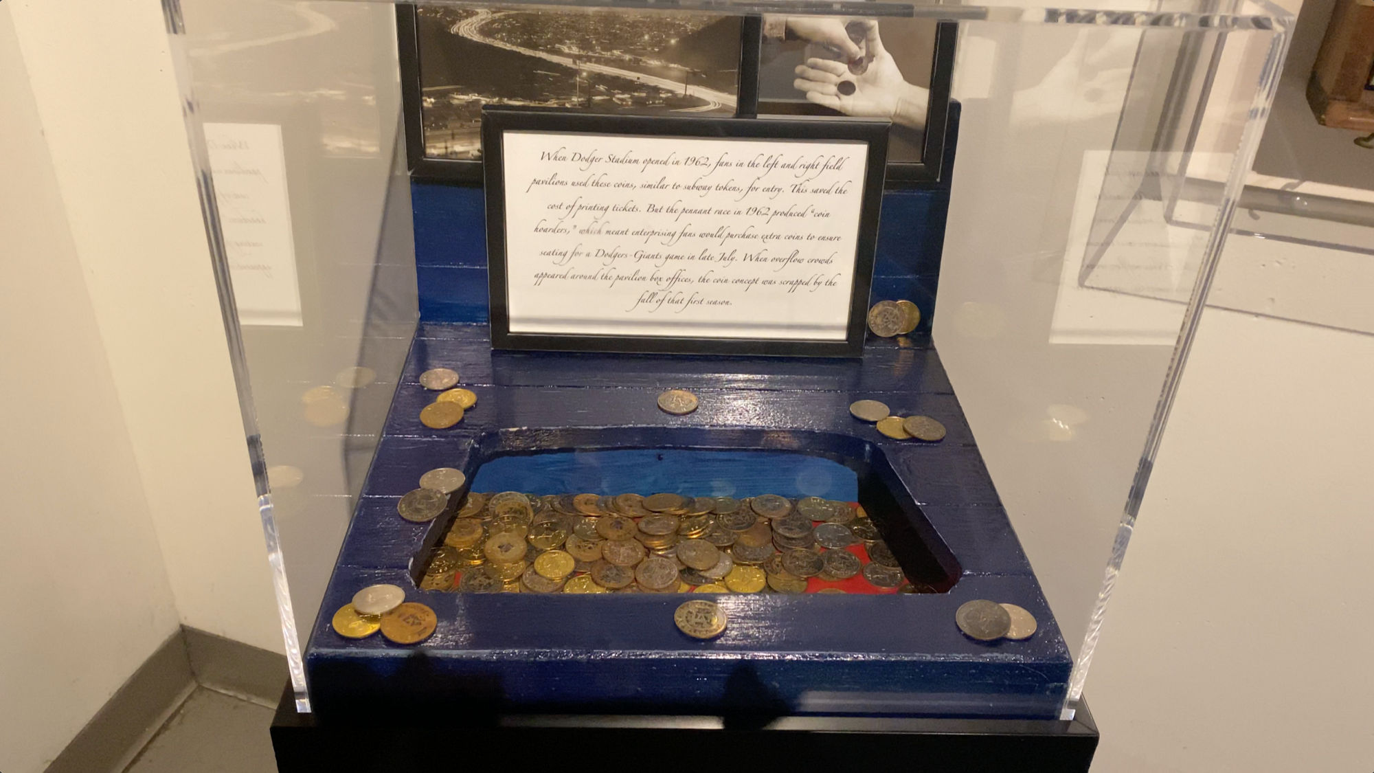 1962 Pavilion Coins Dodger Stadium 1962 Pavilion Coins