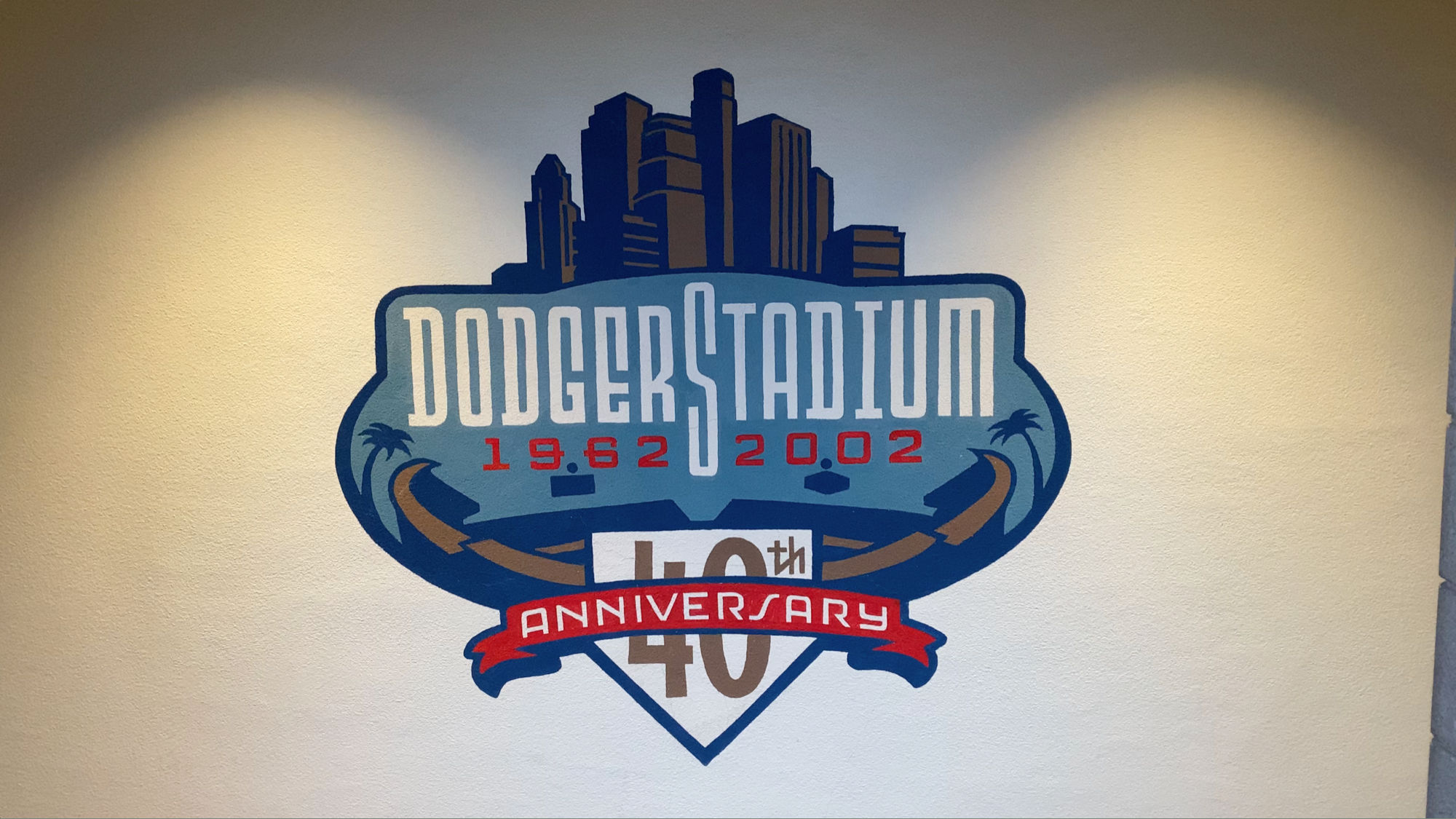 Los Angeles Dodgers 1962-1987 25th Anniversary Dodger Stadium Patch – MLB Jersey Patch