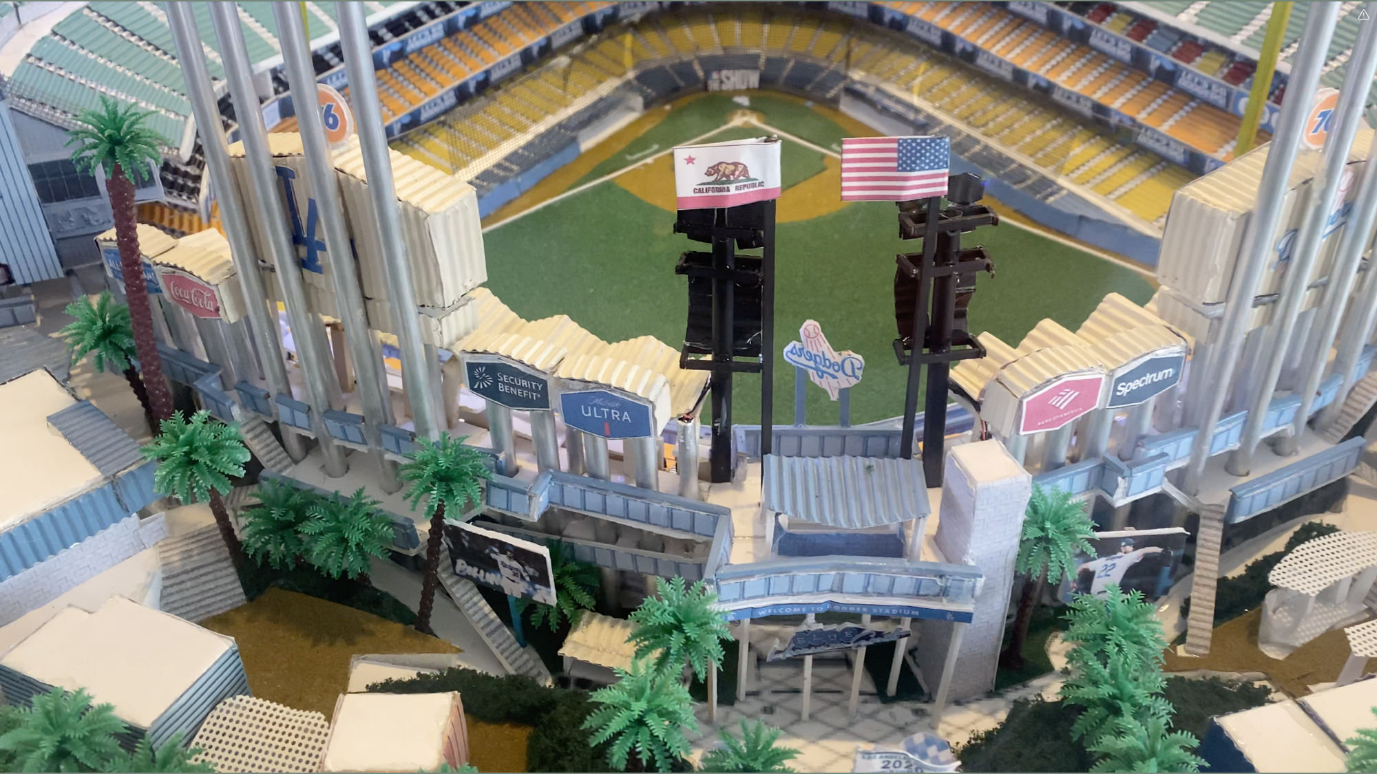 Dodger Stadium Architectural Model