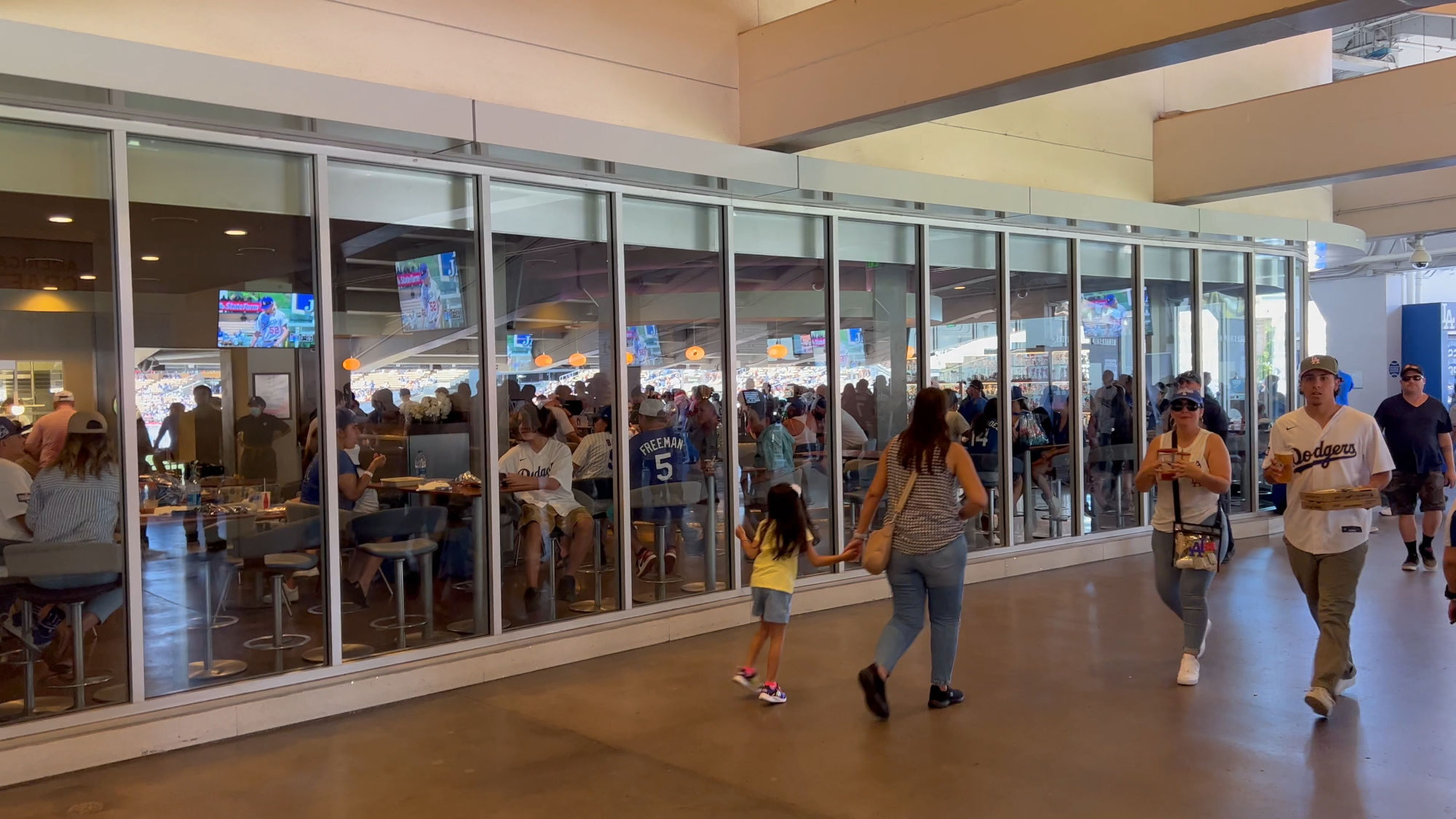 Dodger Stadium Baseline Club Lounge