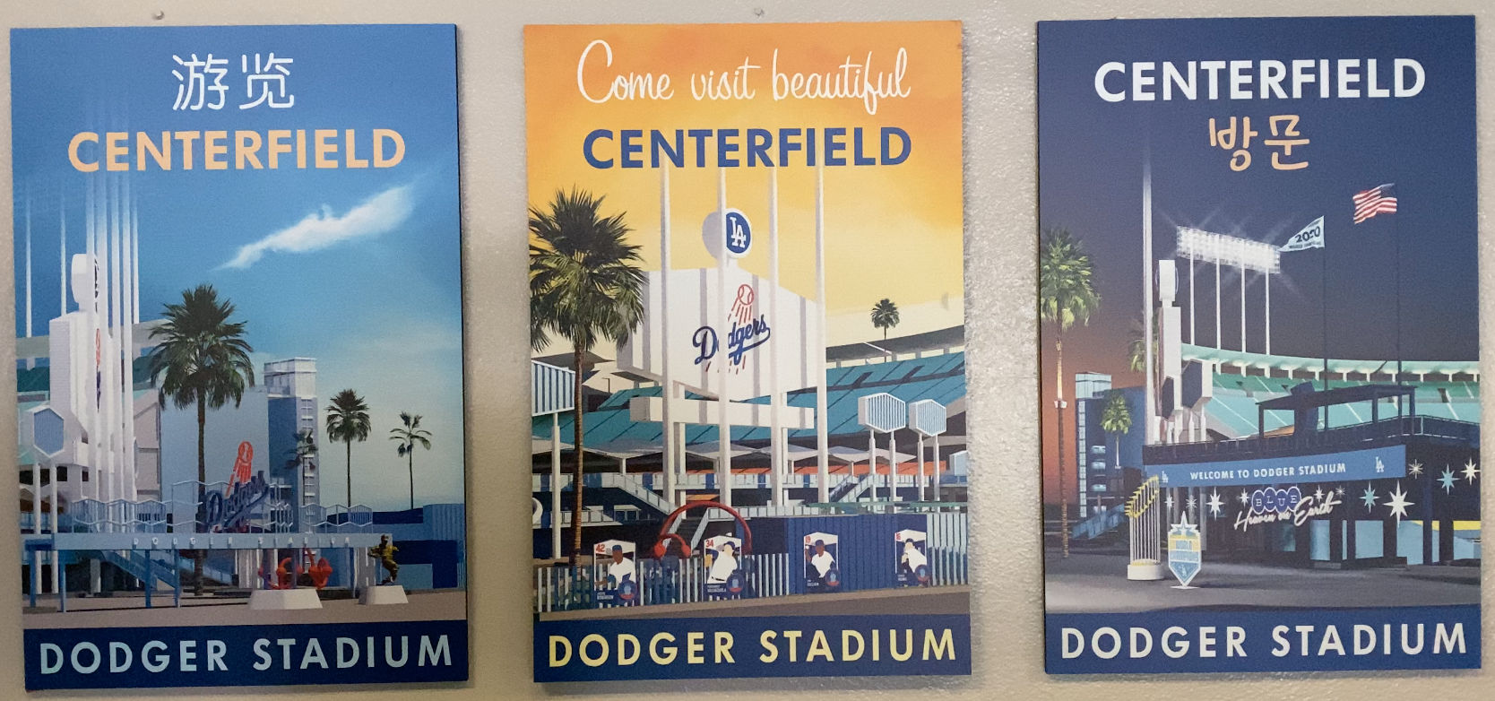 Dodger Stadium Beautiful Centerfield