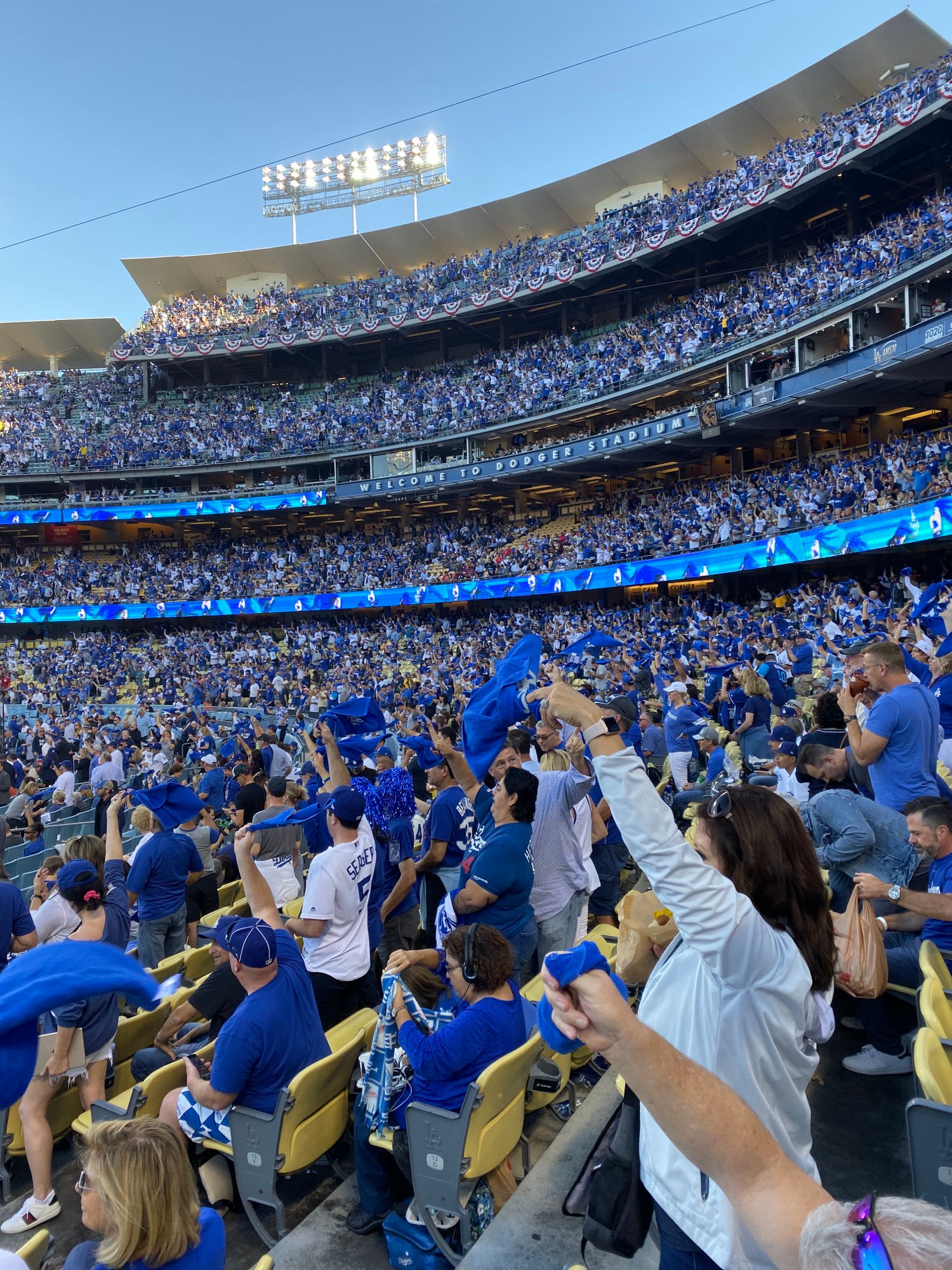 Blue Towels Playoffs Dodger Stadium Blue Towels Playoffs