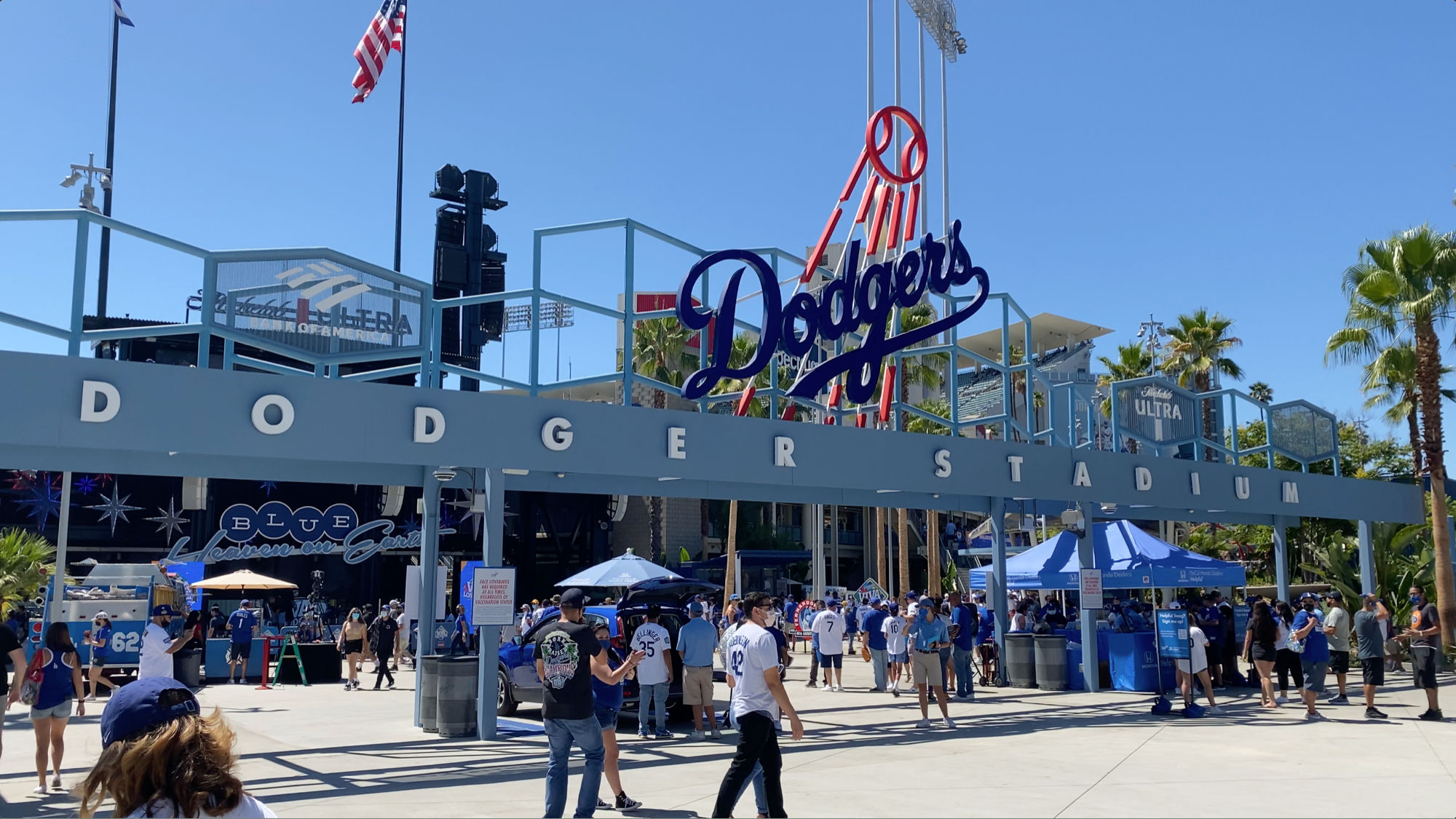 Dodger Stadium Centerfield Plaza