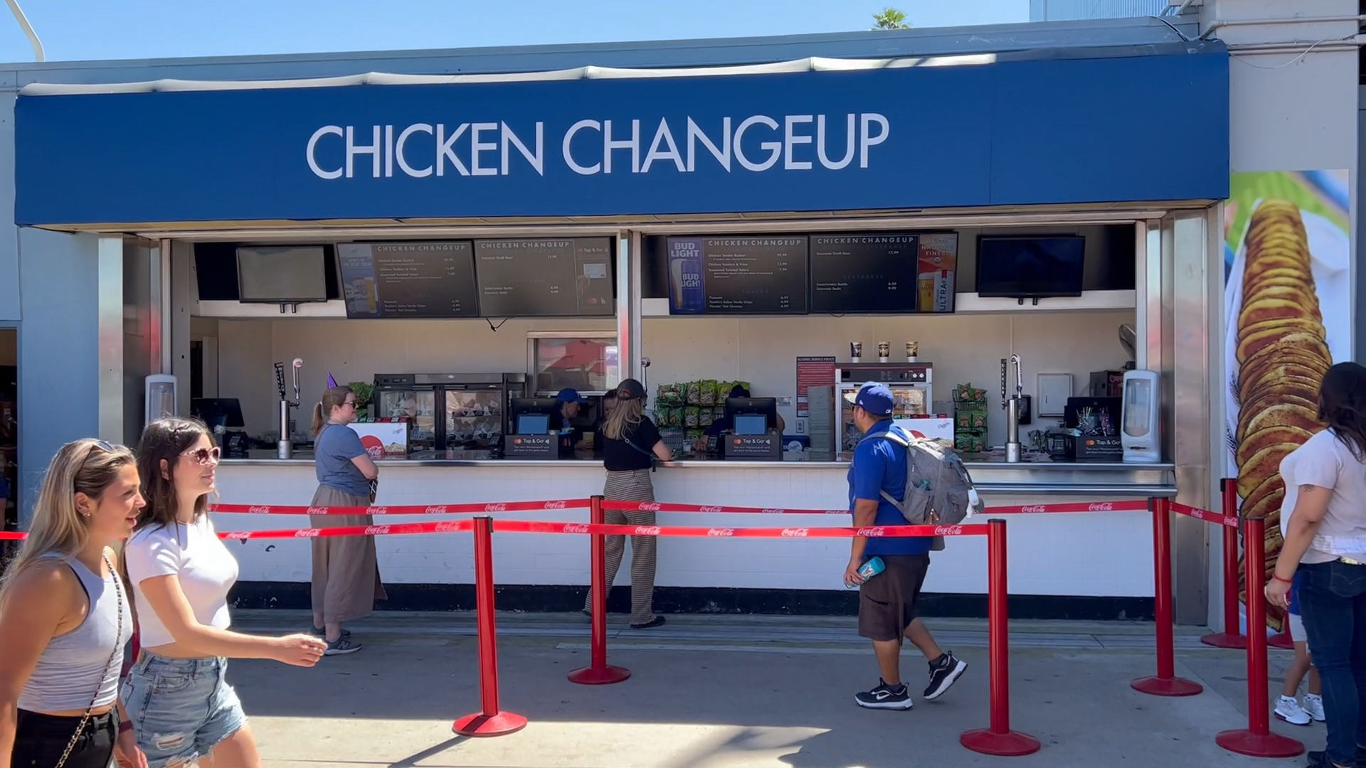 Chicken Changeup Dodger Stadium Chicken Changeup
