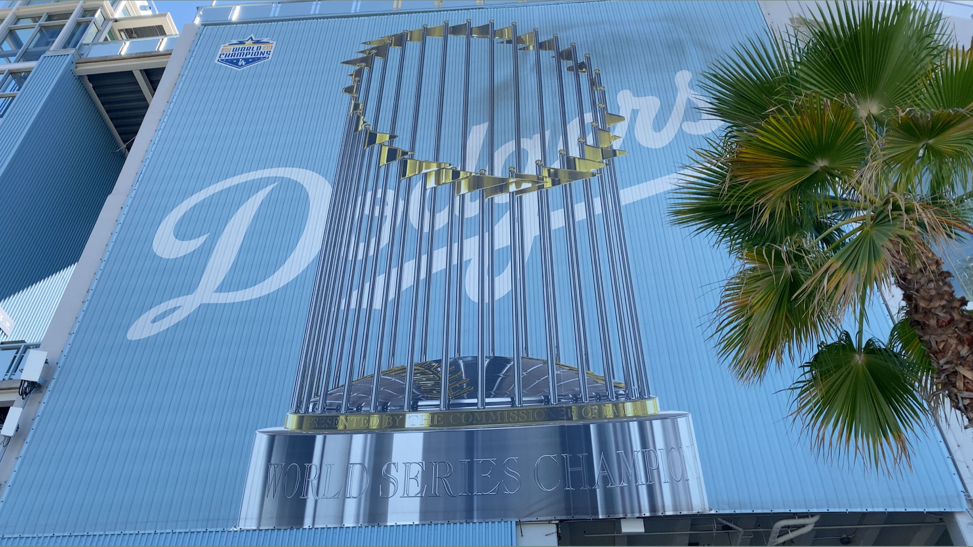Commissioner's Trophy Dodger Stadium Commissioner's Trophy