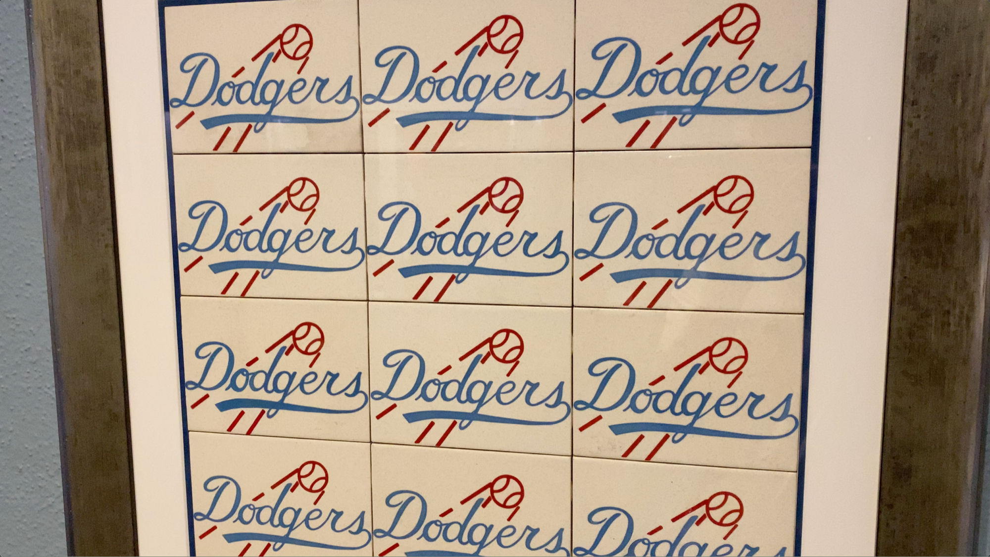 Dodger Stadium Dodger Tiles