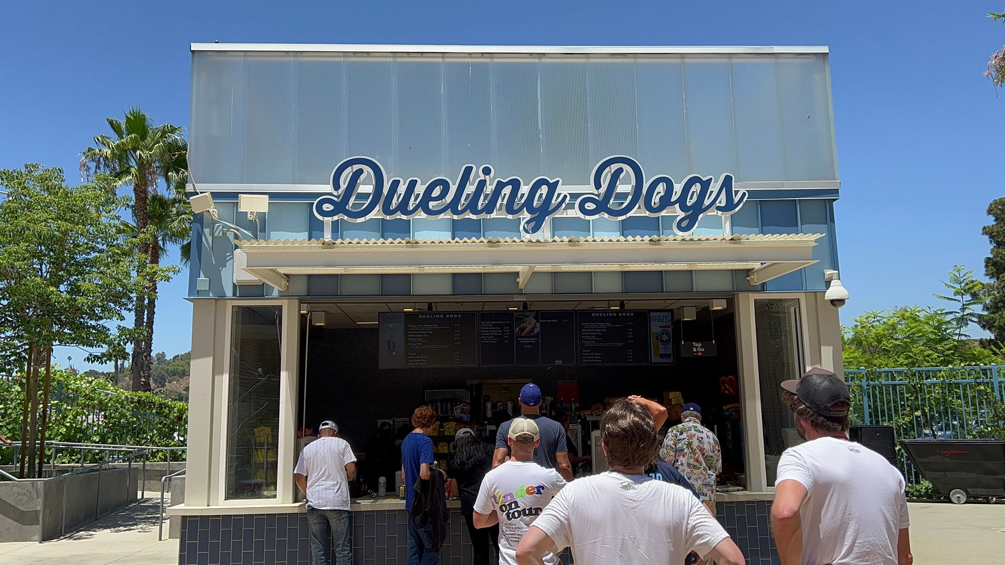 Dodger Stadium Dueling Dogs