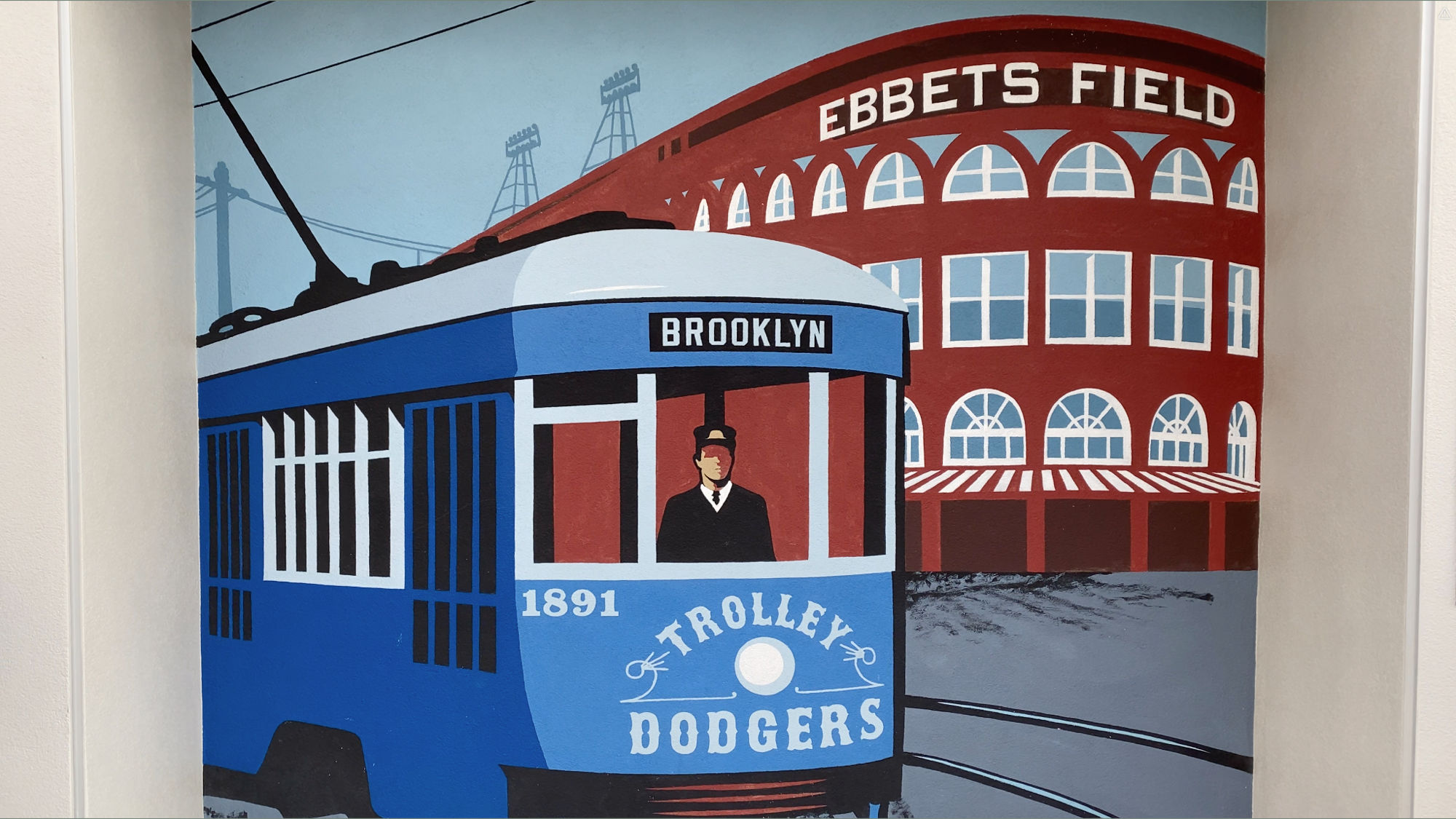 Ebbets Field Trolly Dodgers Dodger Stadium Ebbets Field Trolly Dodgers
