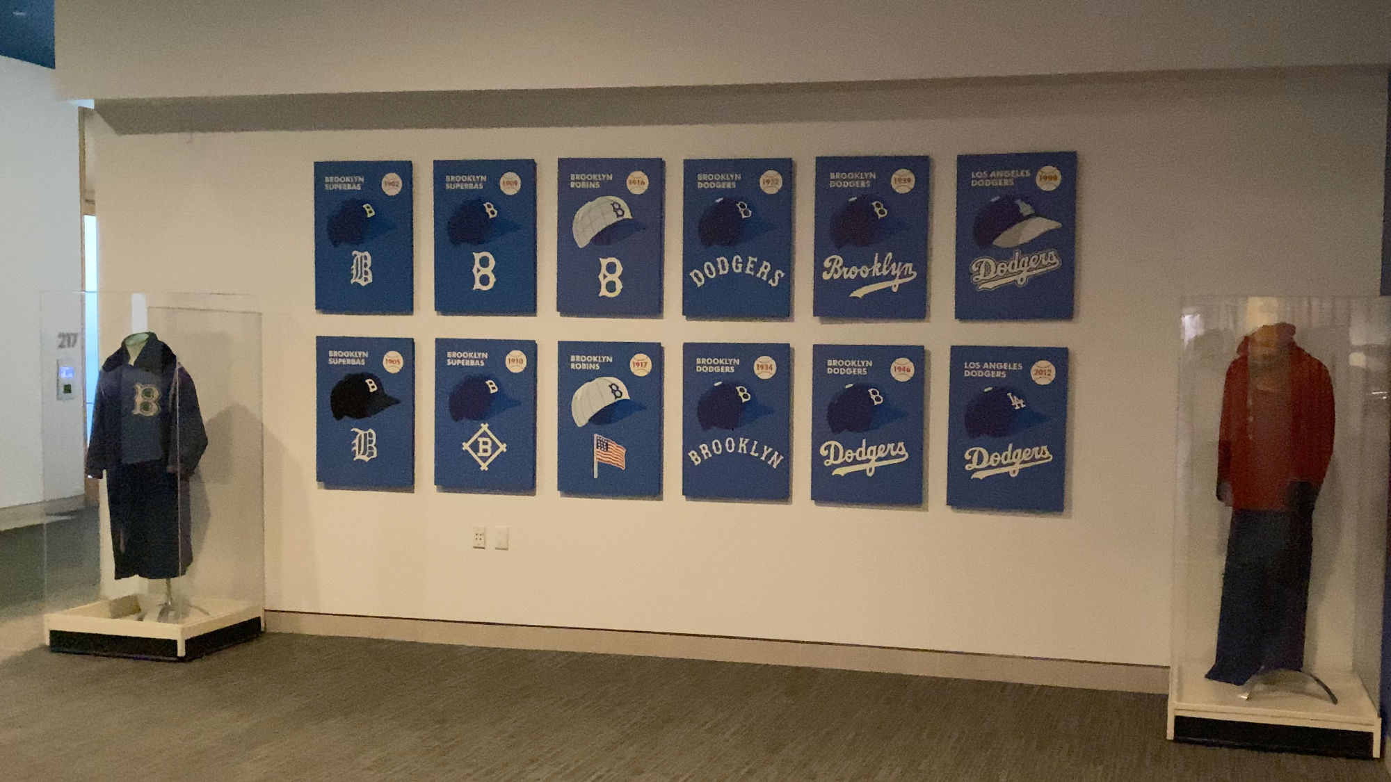 Dodger Stadium Evolution of Dodger Hats