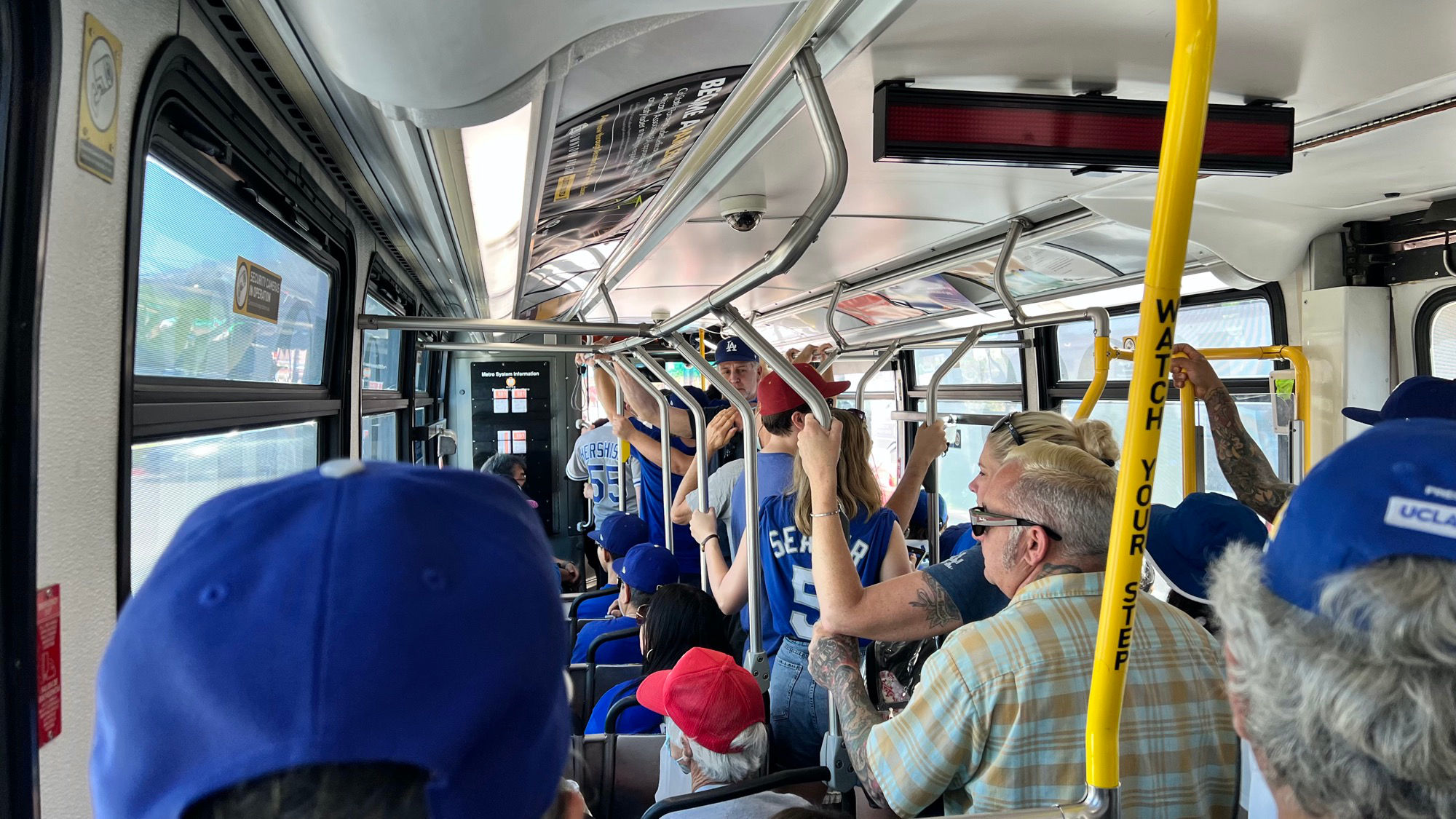 Full Bus Dodger Stadium Express Full Bus
