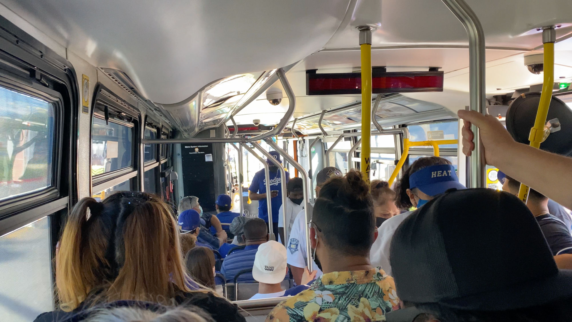 Full Bus Dodger Stadium Express Full Bus
