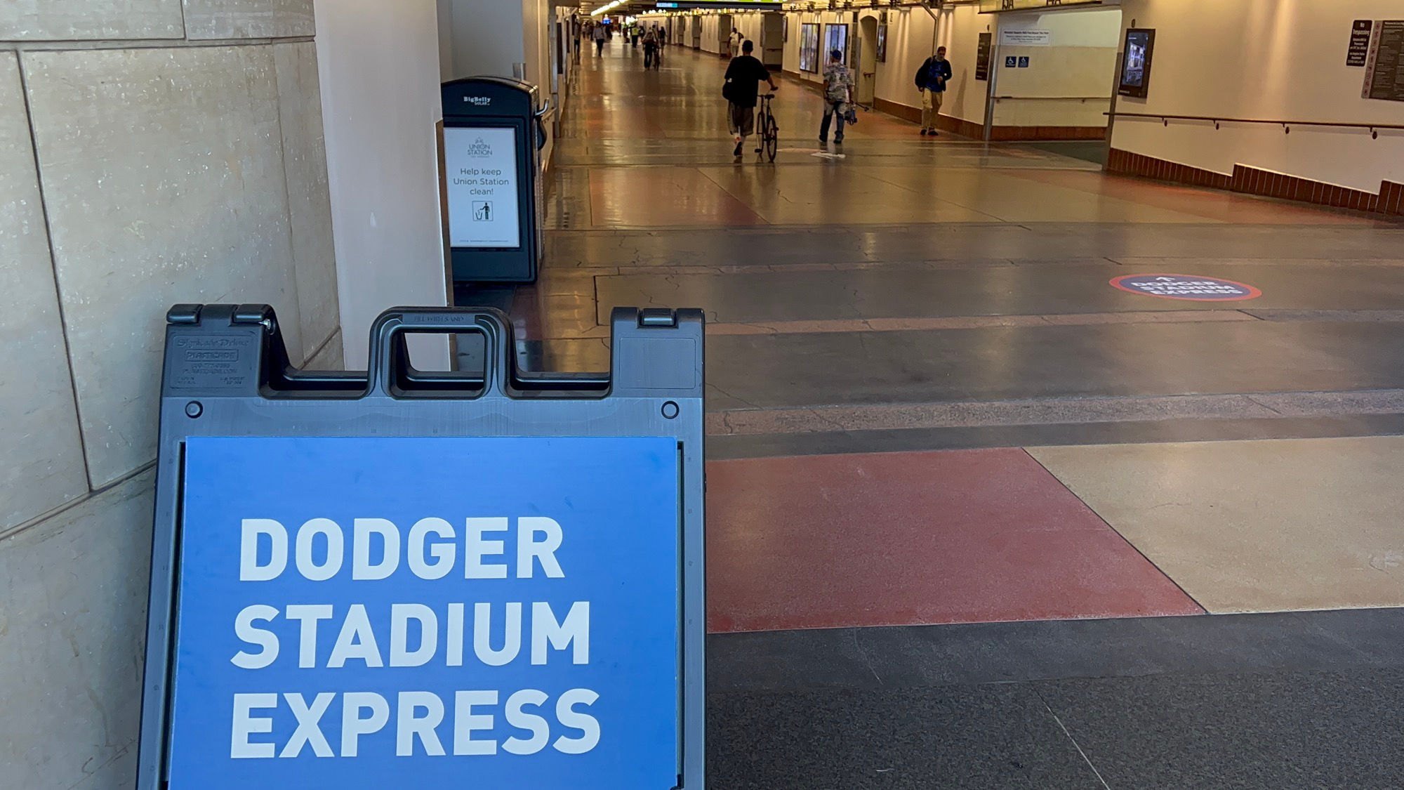 Dodger Stadium Express Union Station Passageway