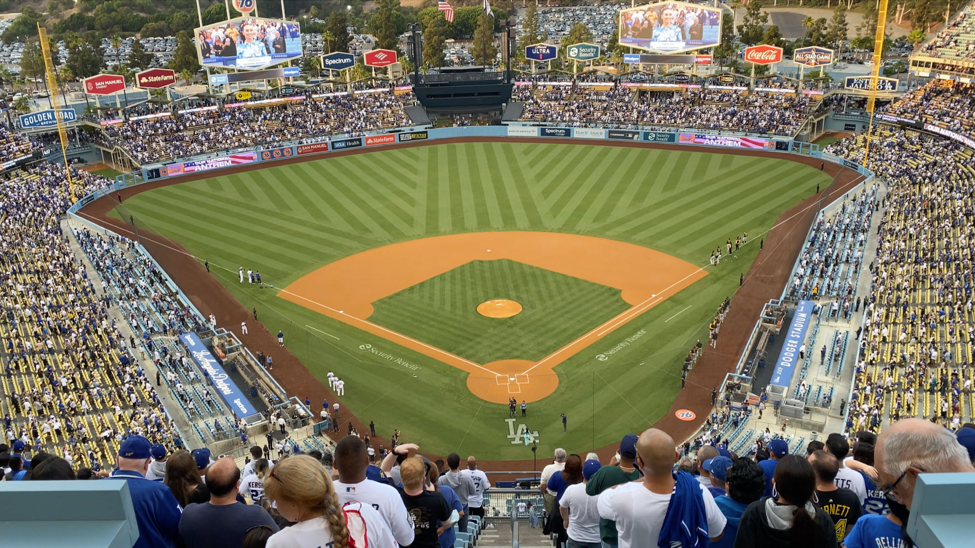 Dodger Stadium Looking Down