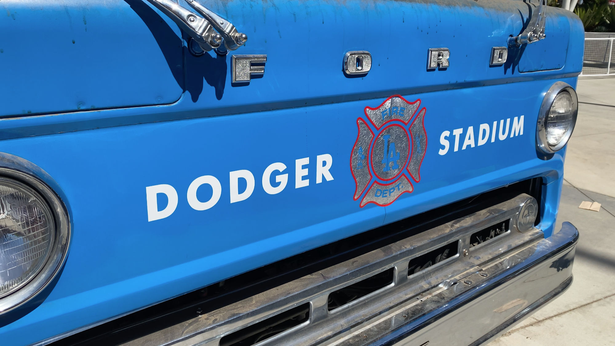 Dodger Stadium Fire Engine Beer Booth