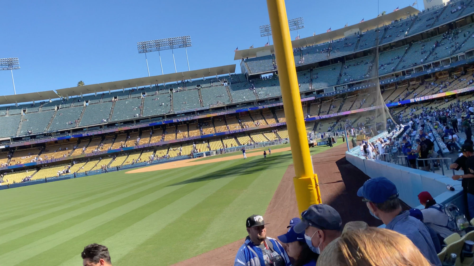 Dodger Stadium Left Field Foul Pole