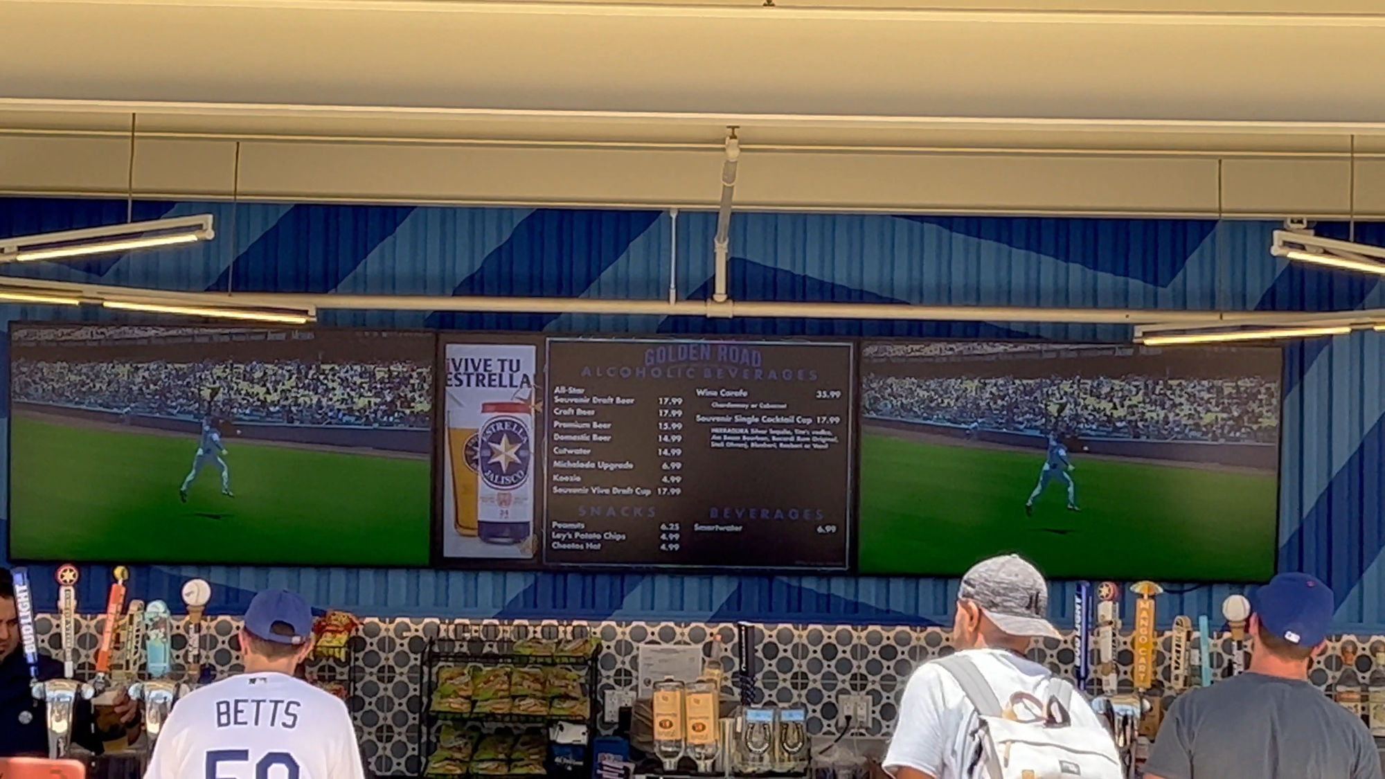 Dodger Stadium Golden Road Brewing Menu