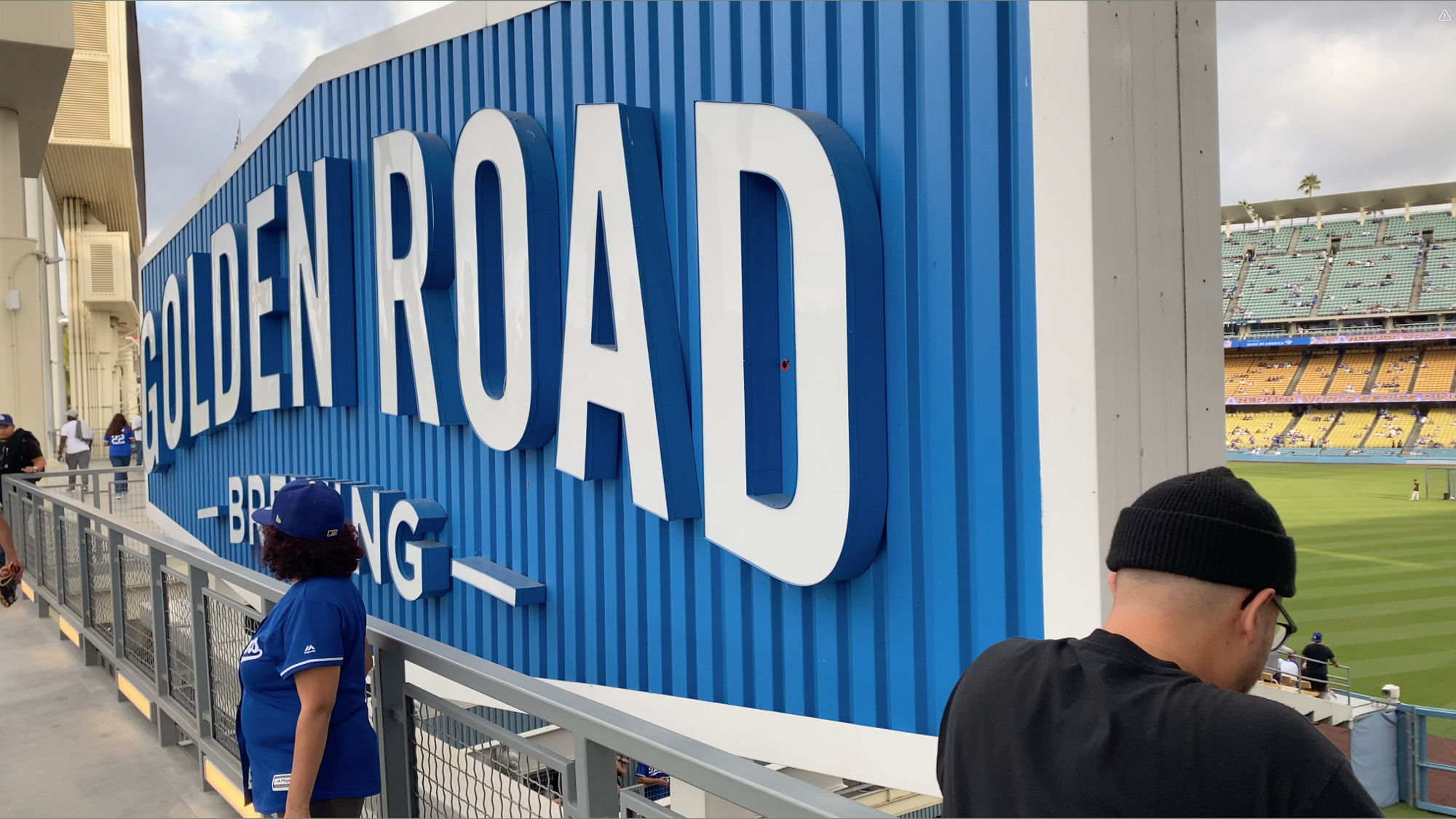 Dodger Stadium Golden Road Brewing Sign