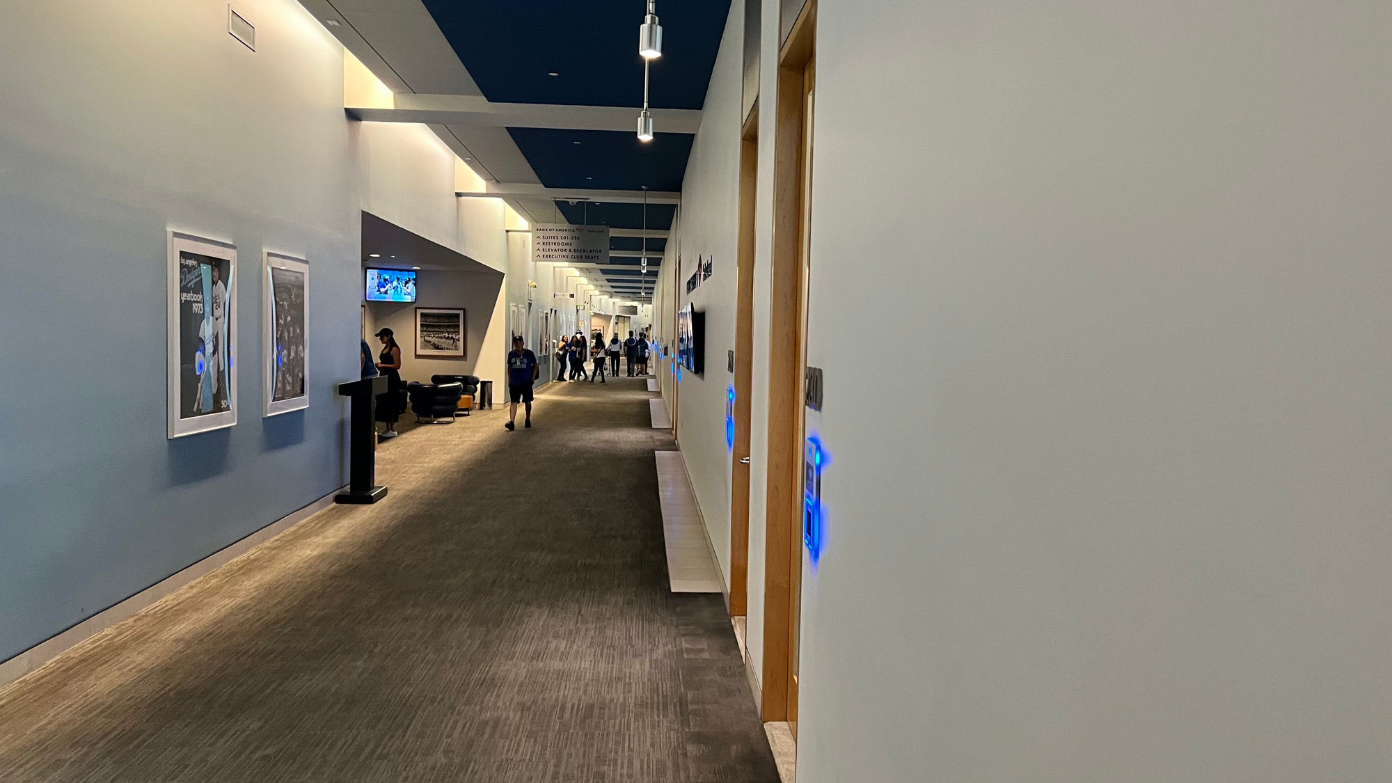 Dodger Stadium Hallway