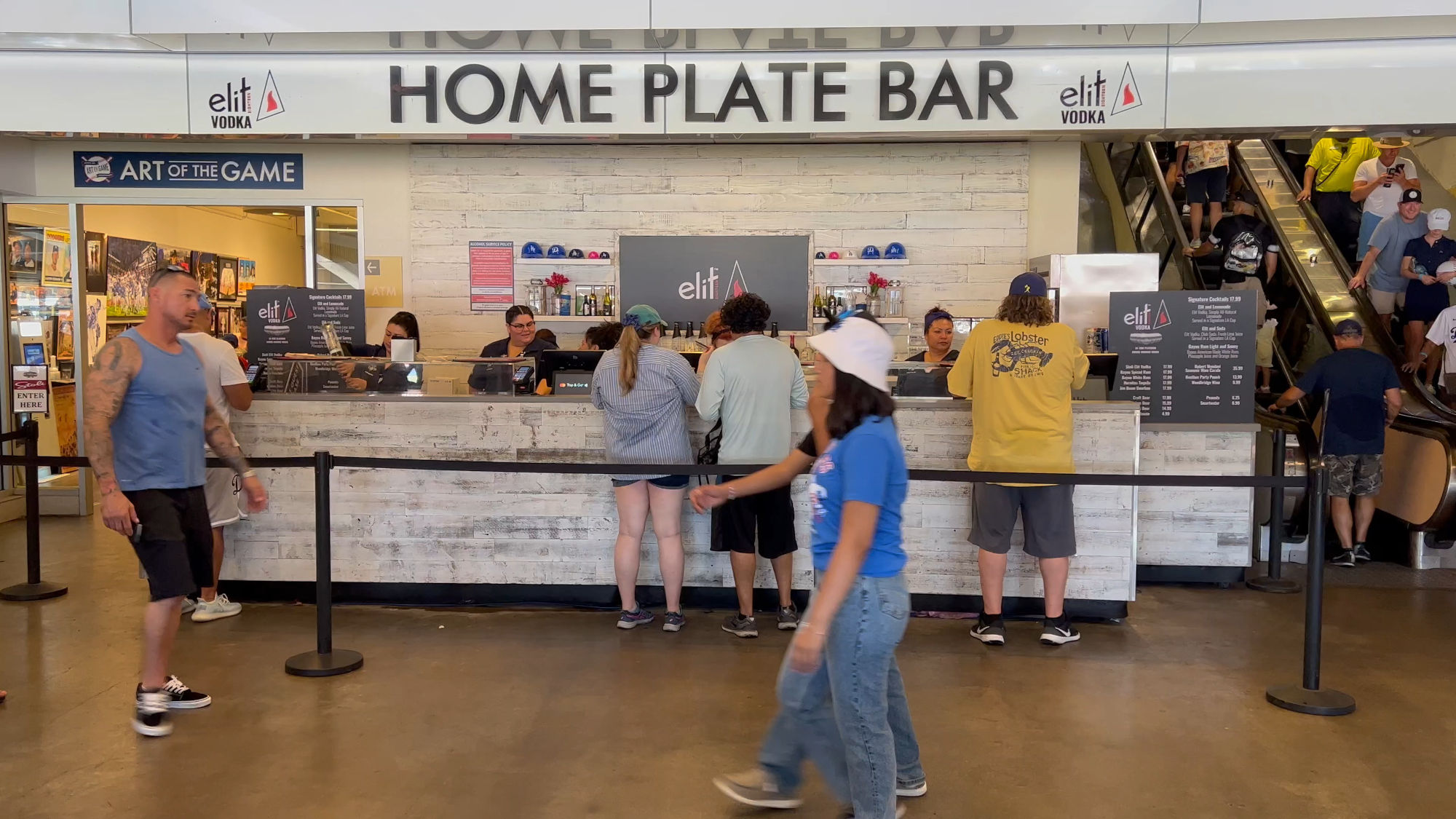 Elite Vodka Home Plate Bar