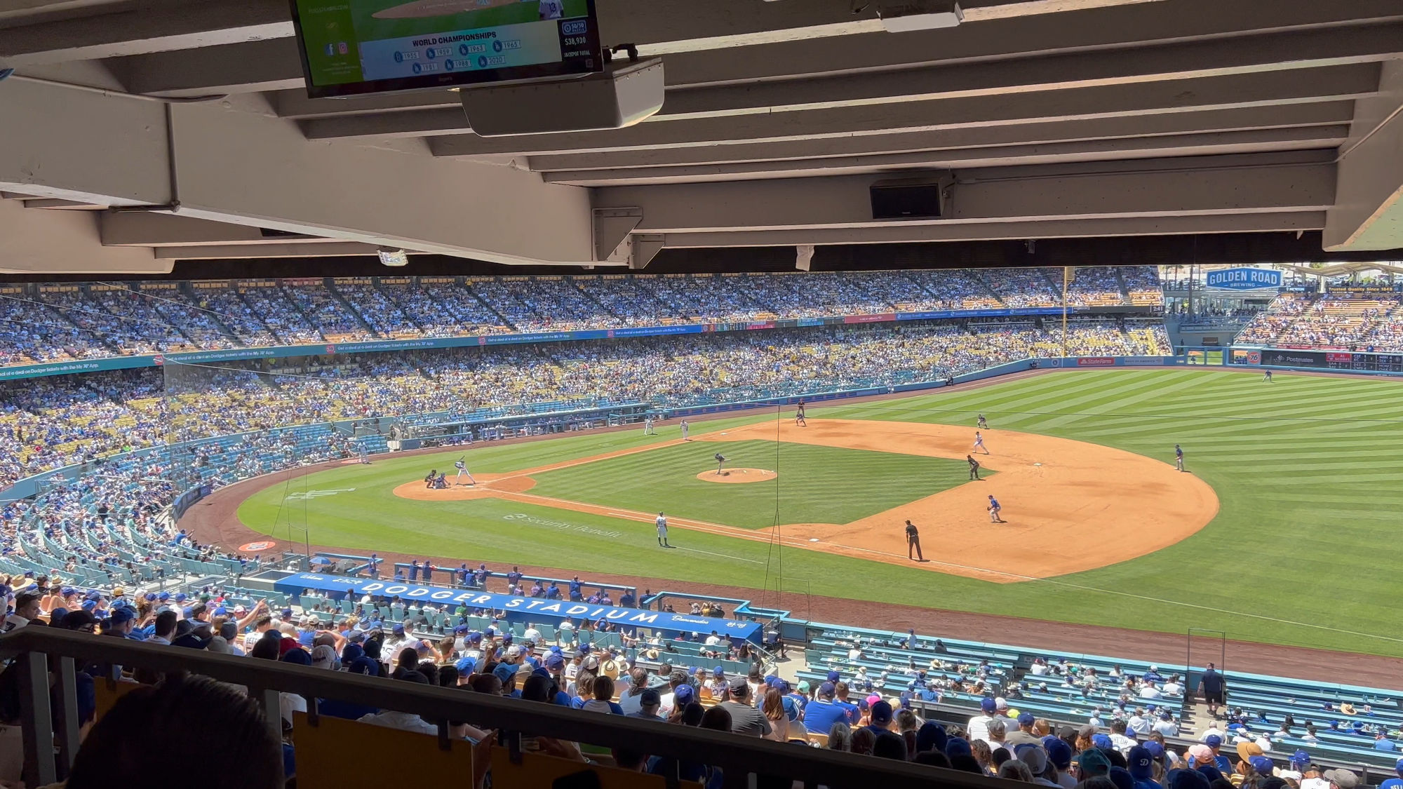 Dodger Stadium Infield Loge Box 142