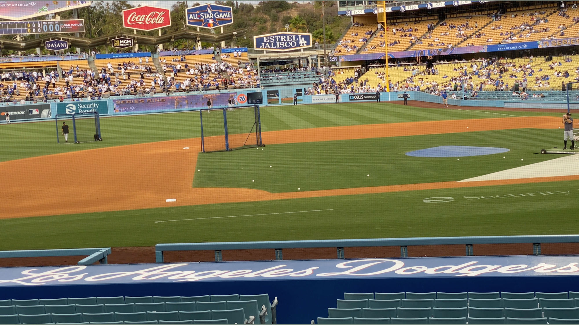 Dodger Stadium Infield