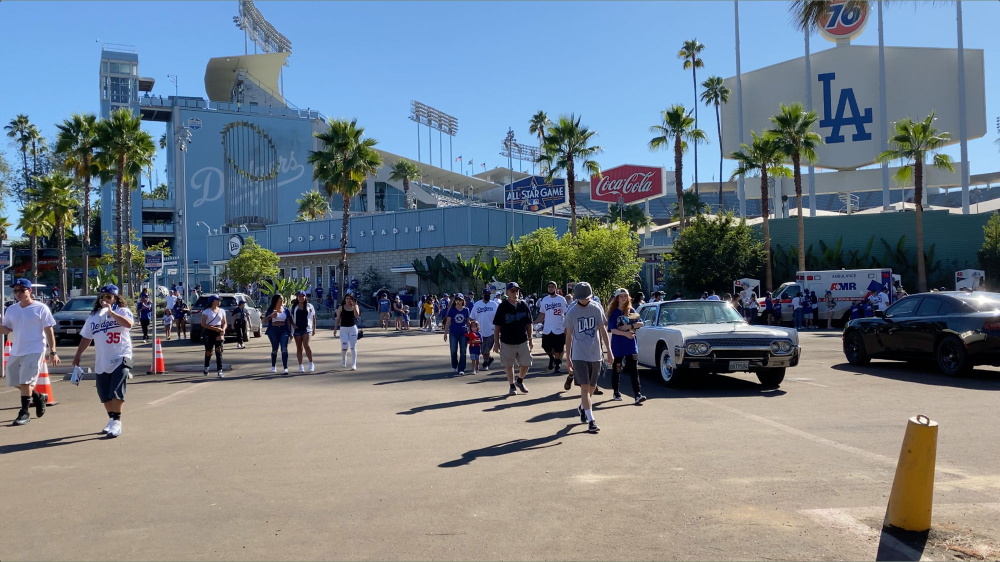 Leaving Dodger Stadium Leaving