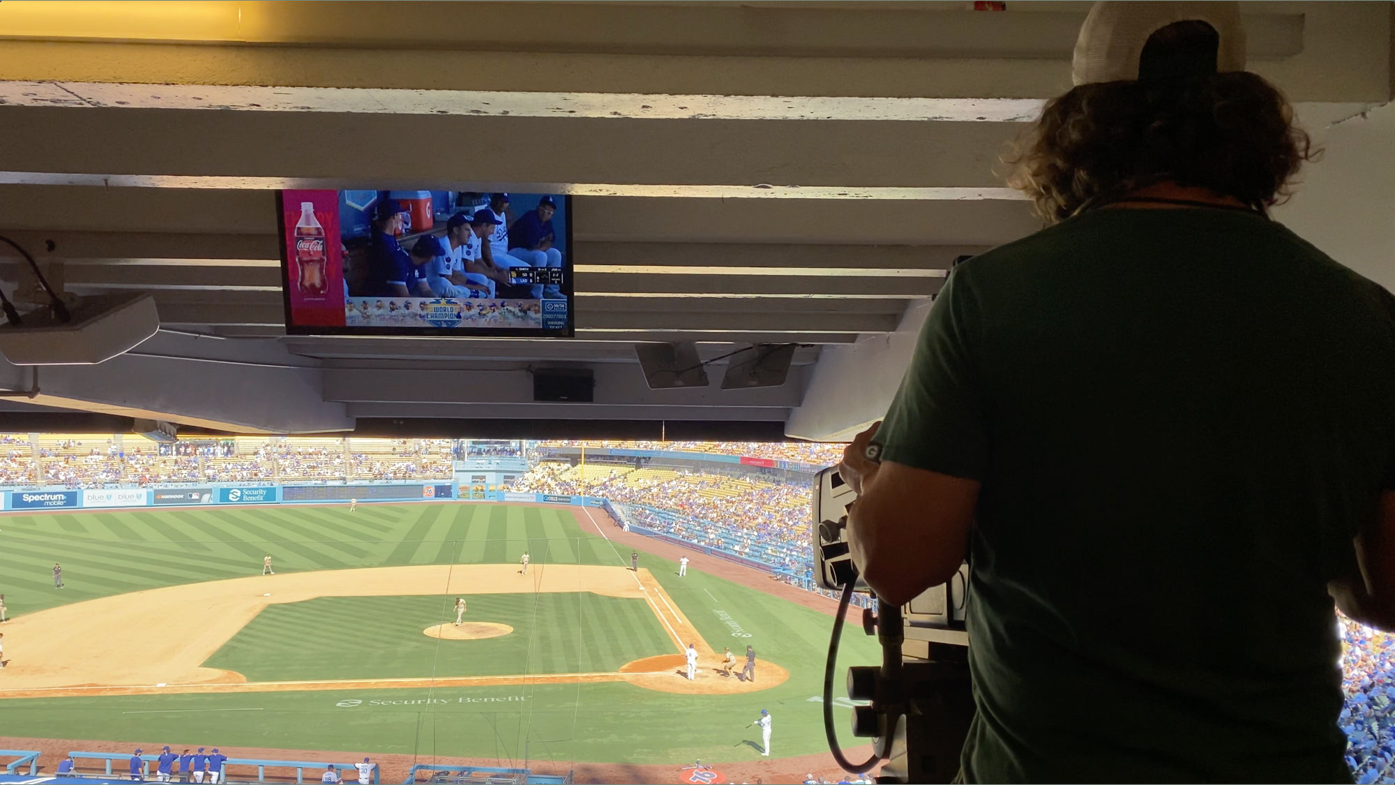 Dodger Stadium Cameraman