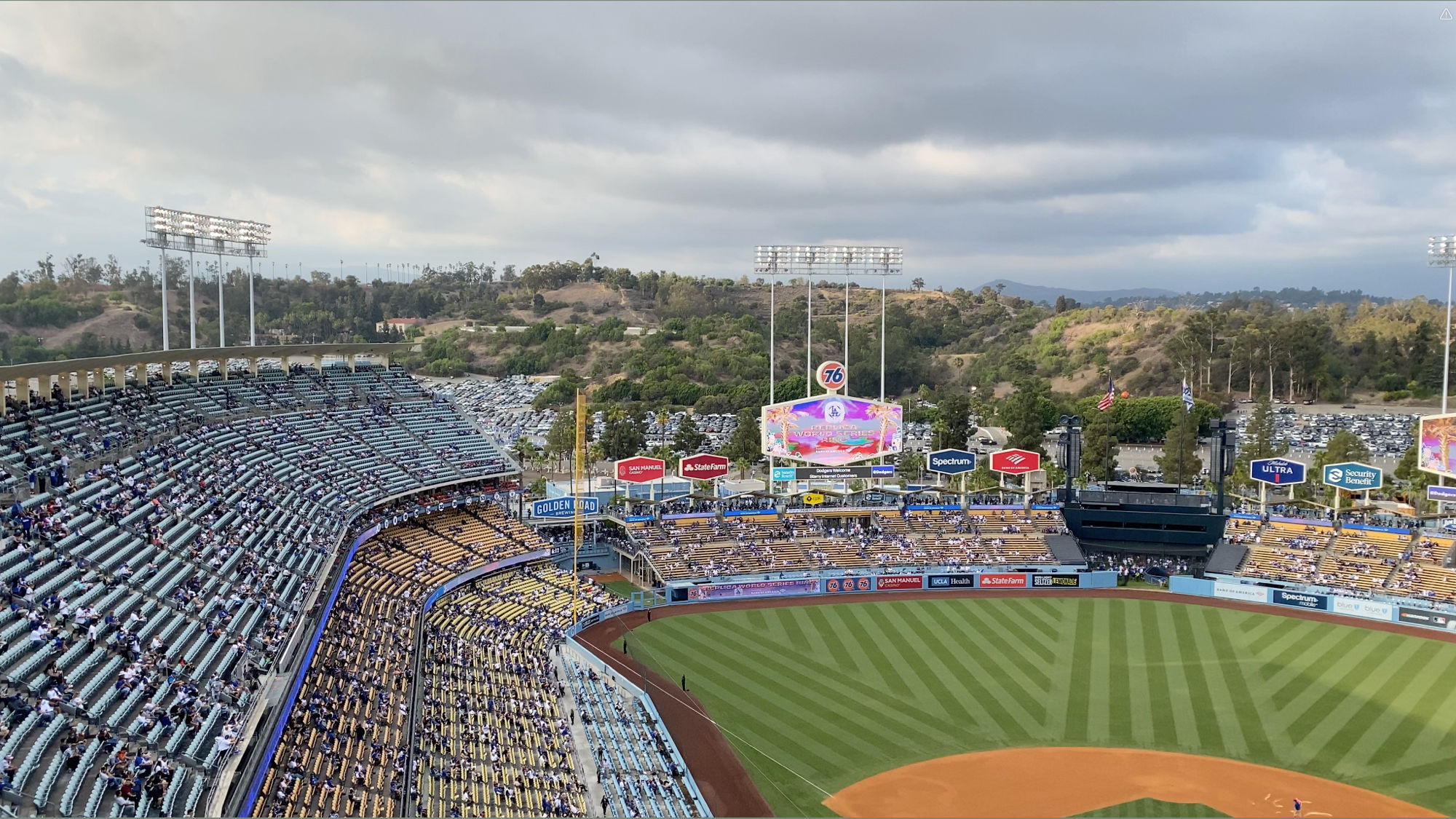 Dodger Stadium Left Field