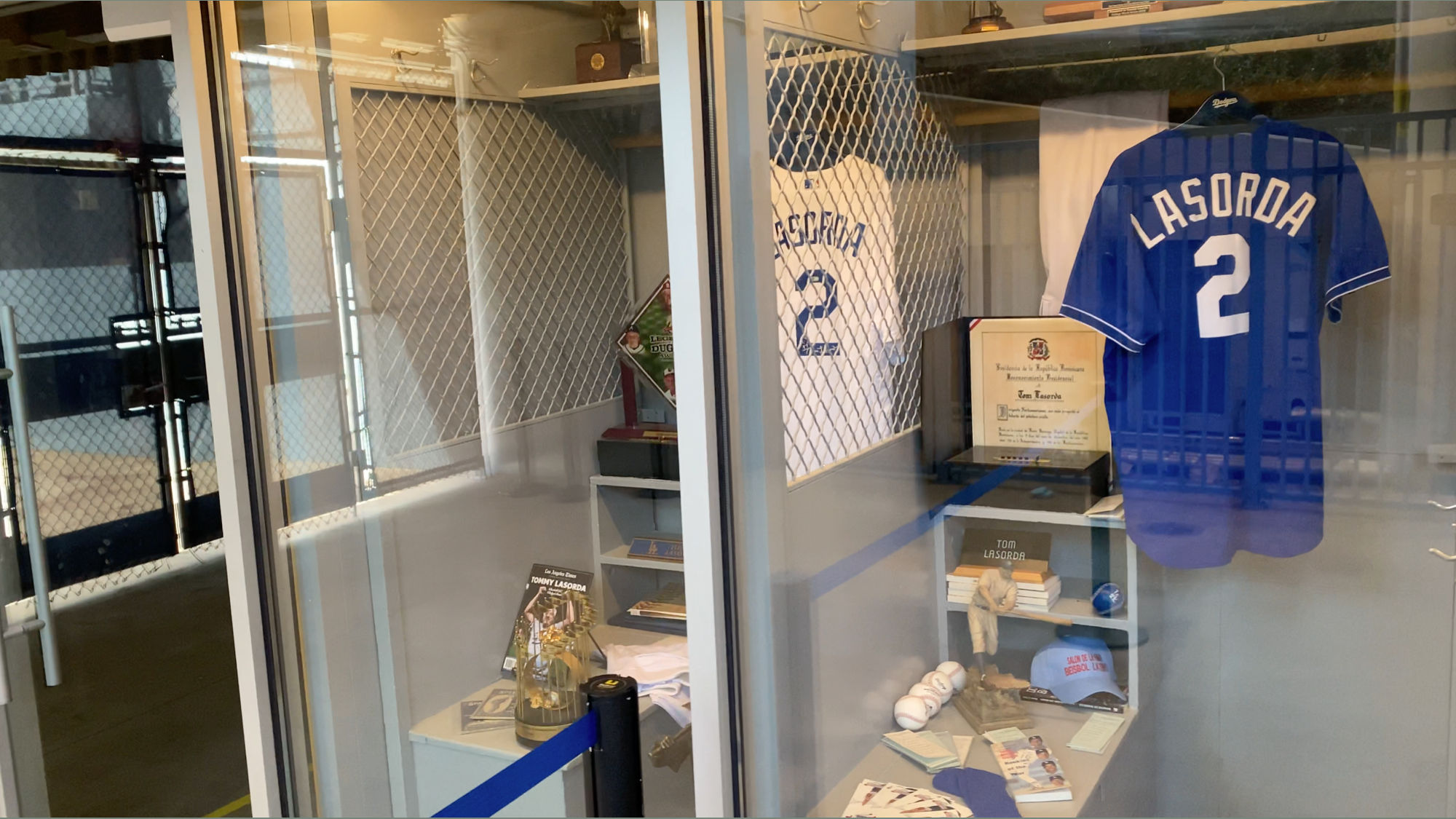 Dodger Locker Tommy Lasorda