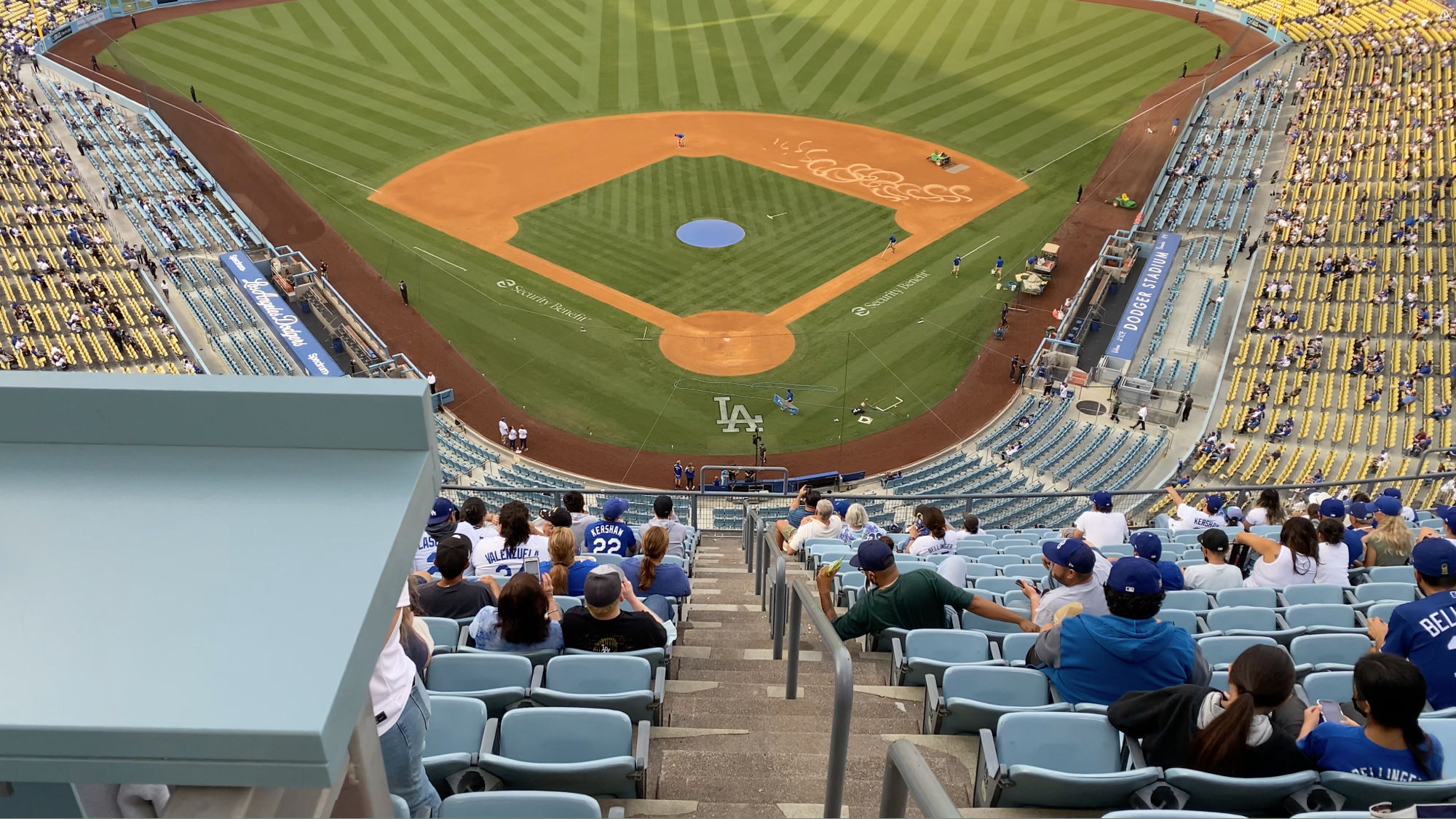 Dodger Stadium Looking Down