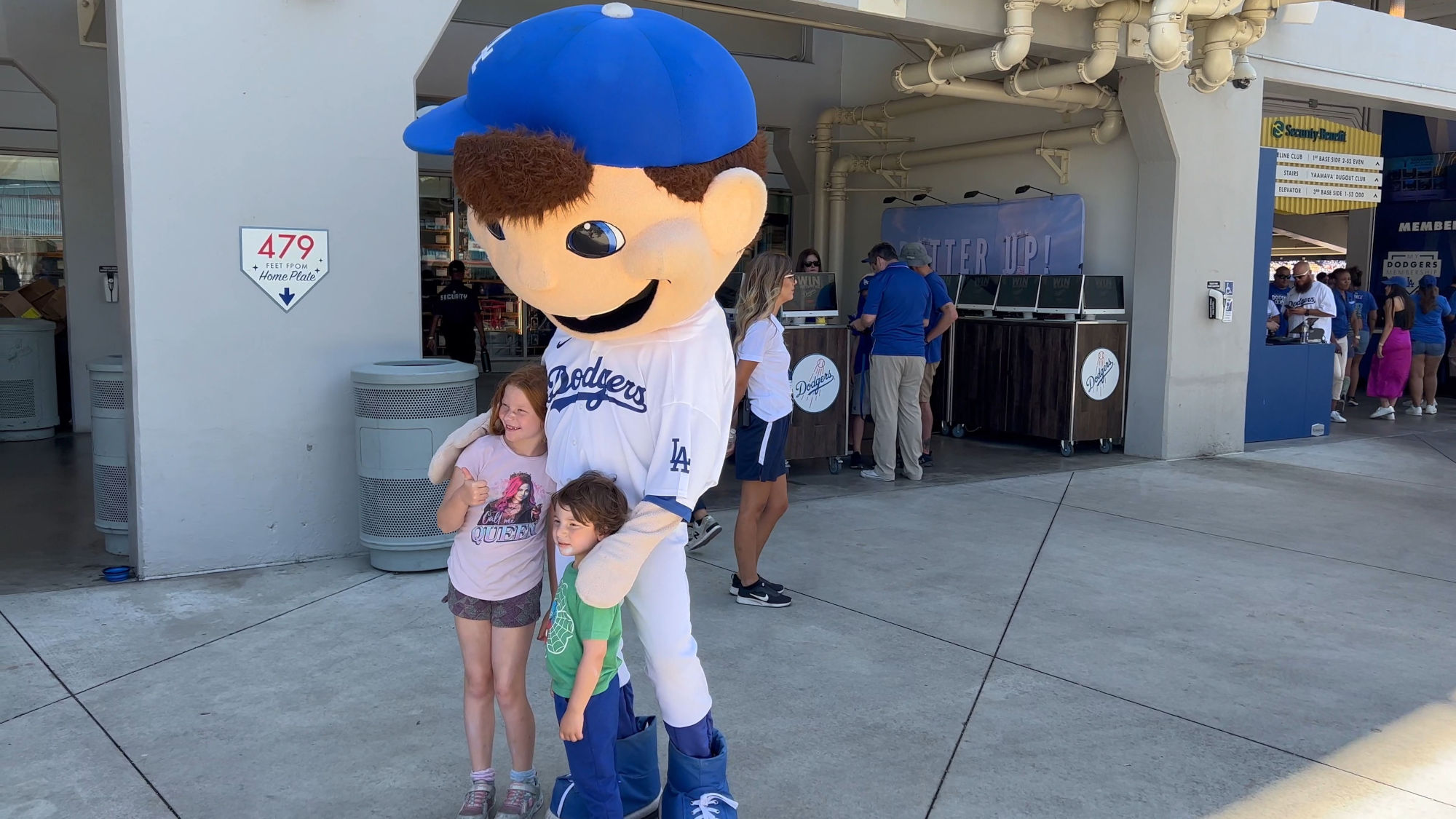 Dodger Stadium Mascot