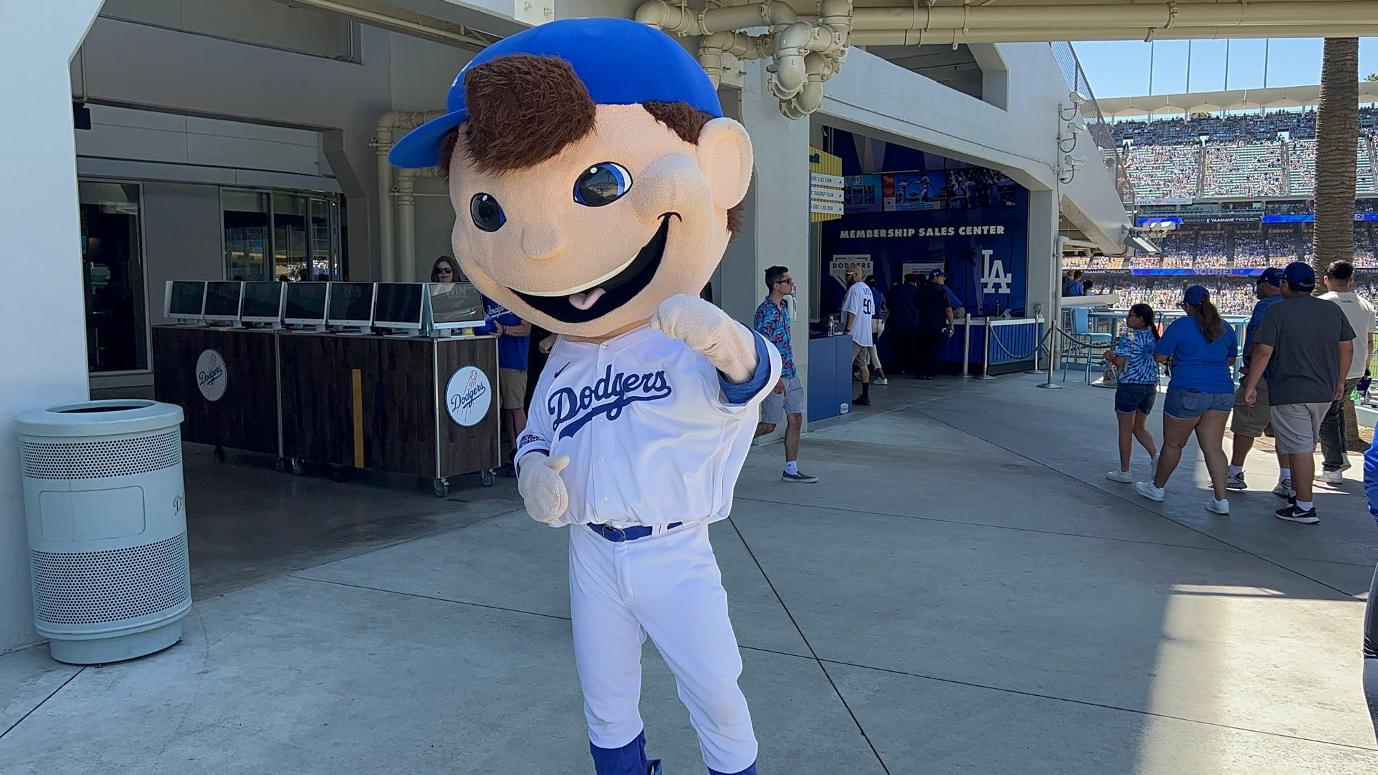 Dodger Stadium Mascot