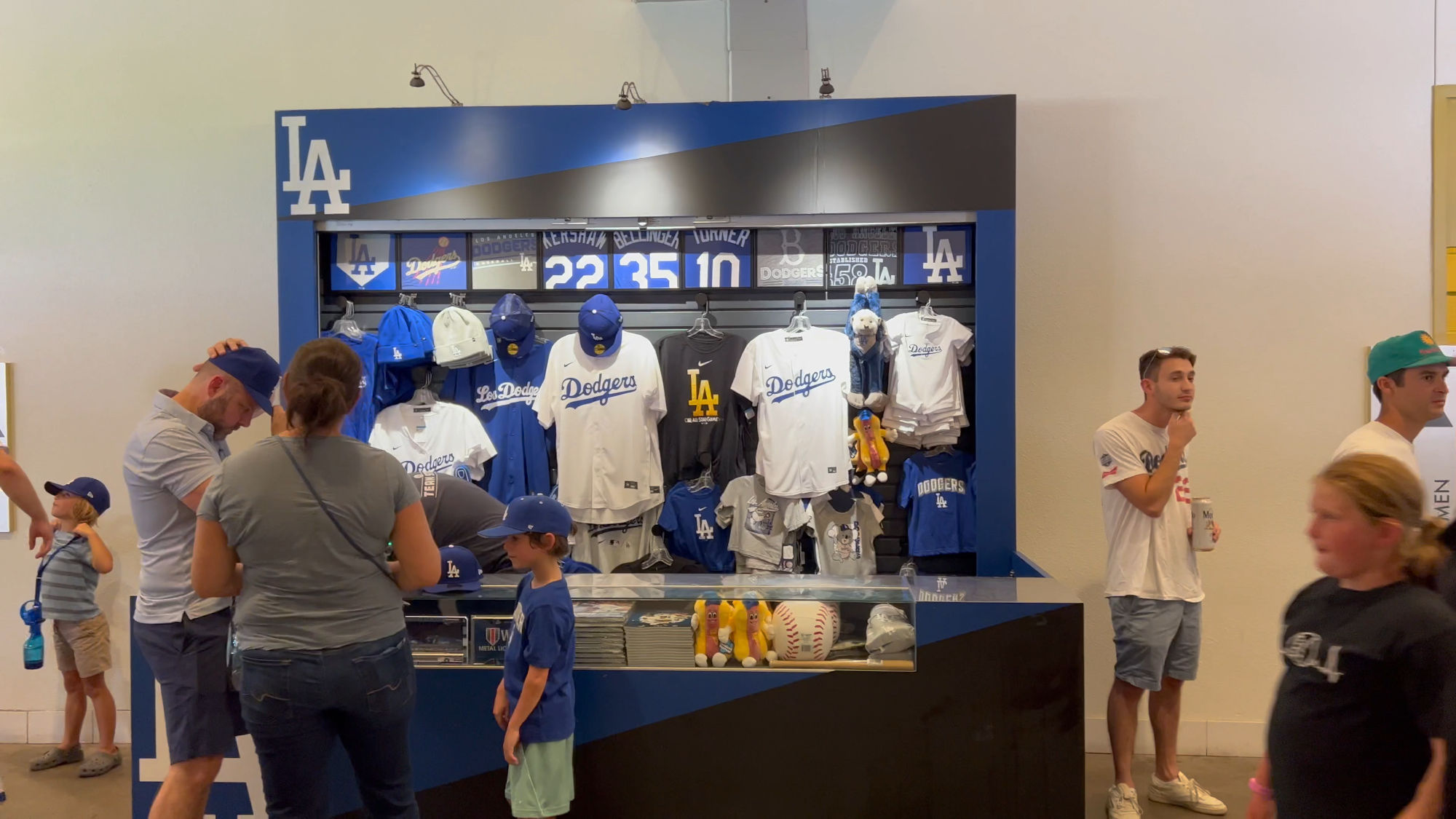 Dodger Stadium Merchandise Booth Field Level Section 14