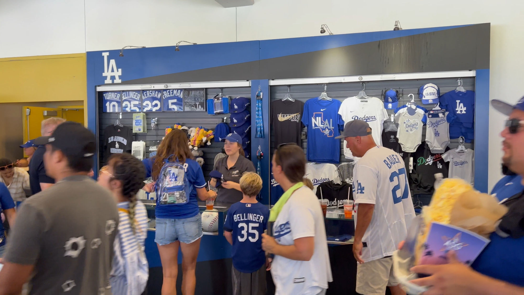 Dodger Stadium Merchandise Booth