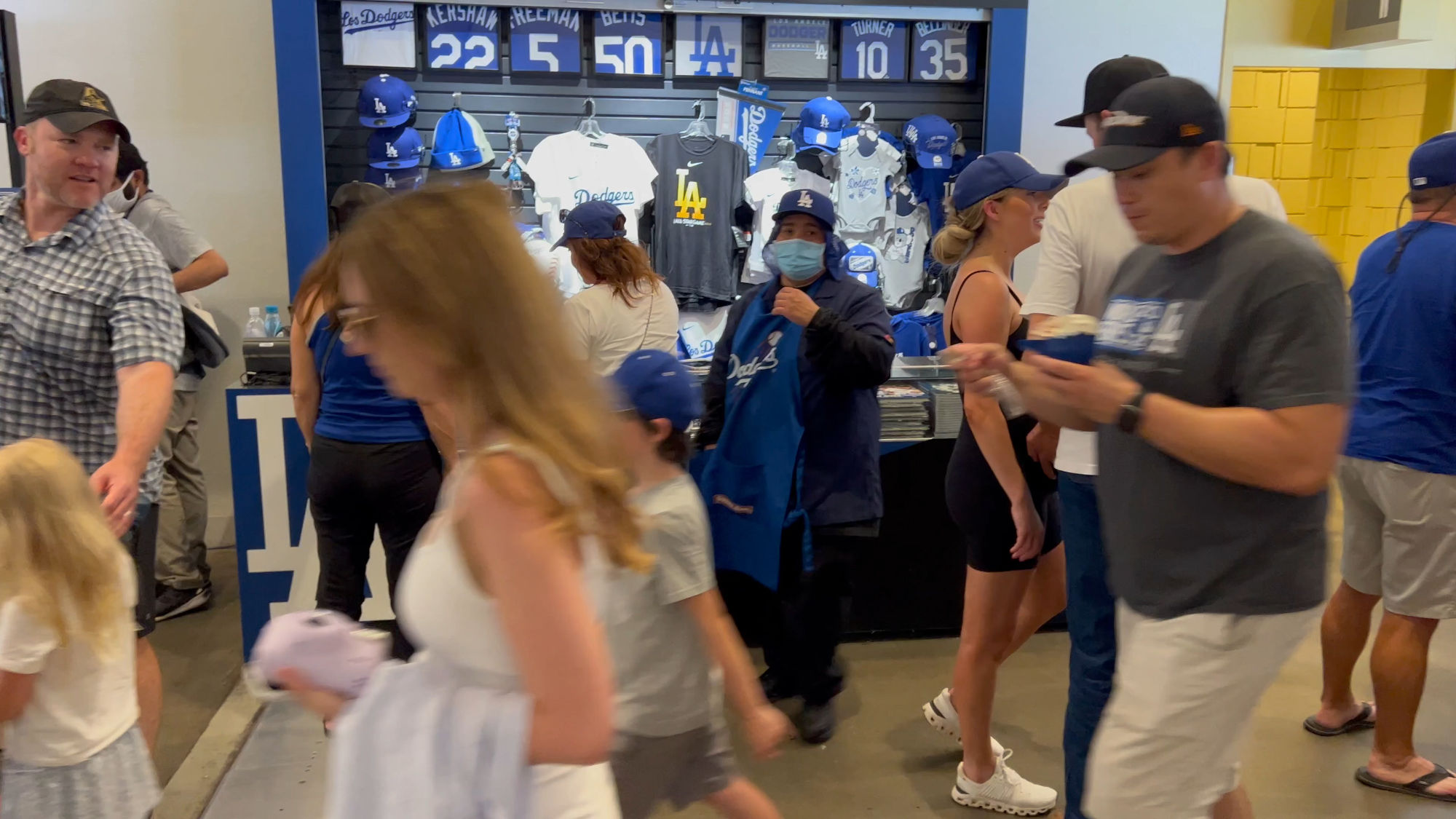 Dodger Stadium Merchandise Booth