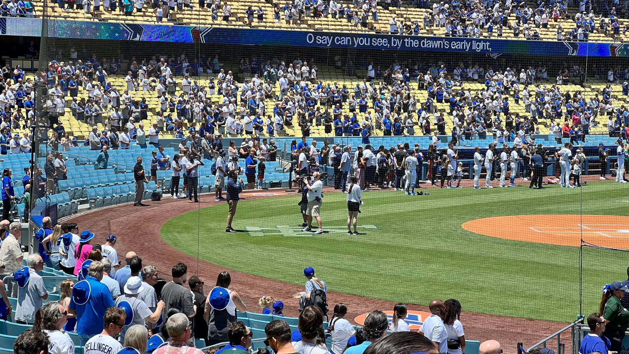 National Anthem Dodger Stadium National Anthem